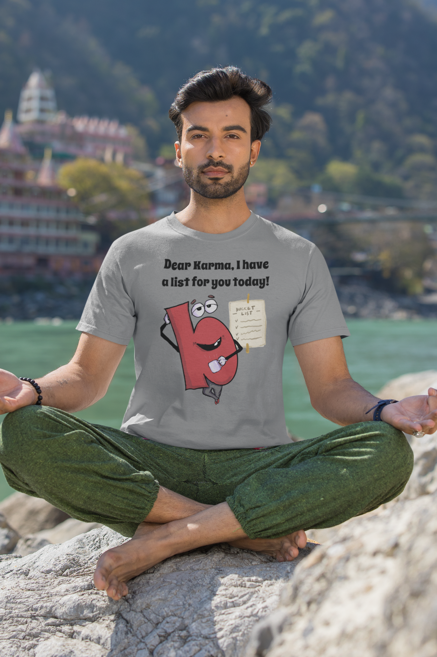 Bilkool Karma List Cotton Half Sleeve T-Shirt