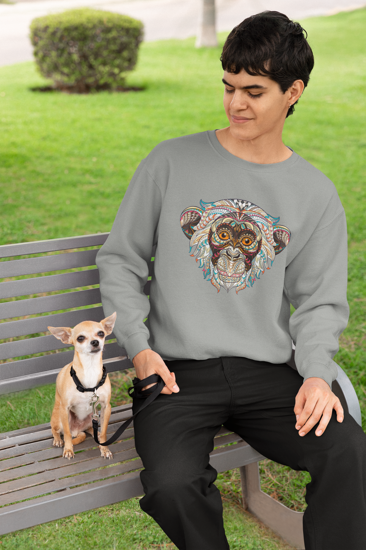 Bilkool Monkey Baba Cotton Sweatshirt