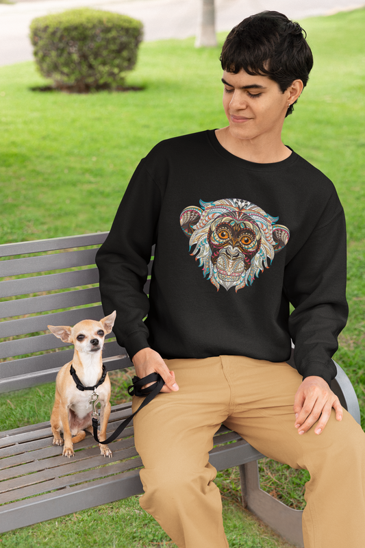 Bilkool Monkey Baba Cotton Sweatshirt