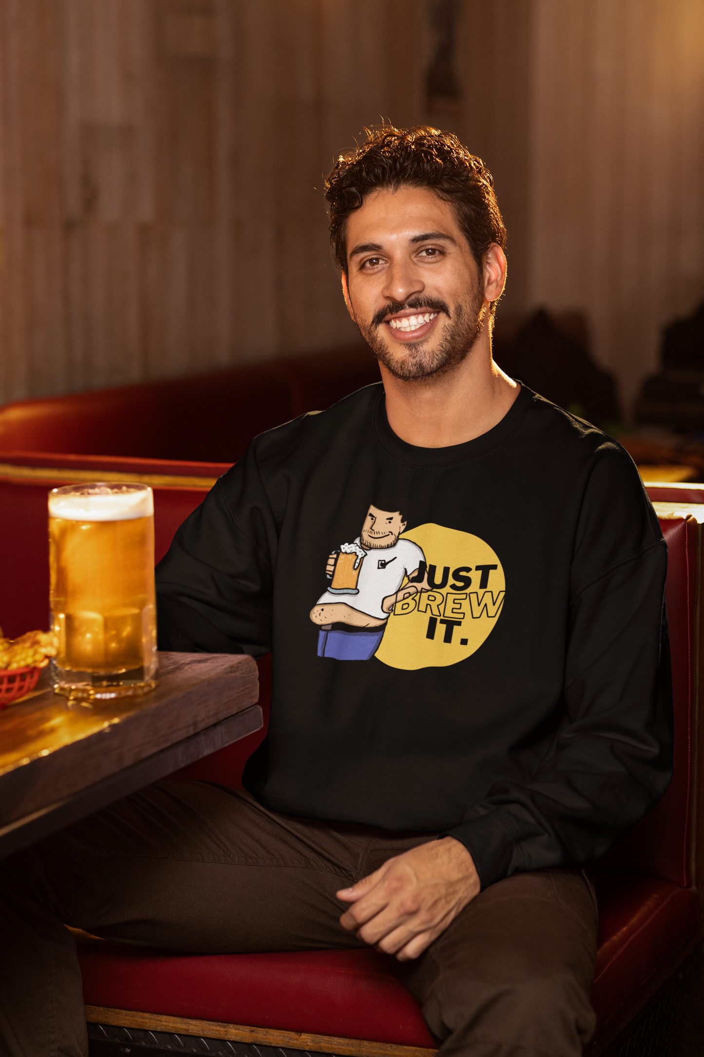 Bilkool Just Brew It Cotton Sweatshirt