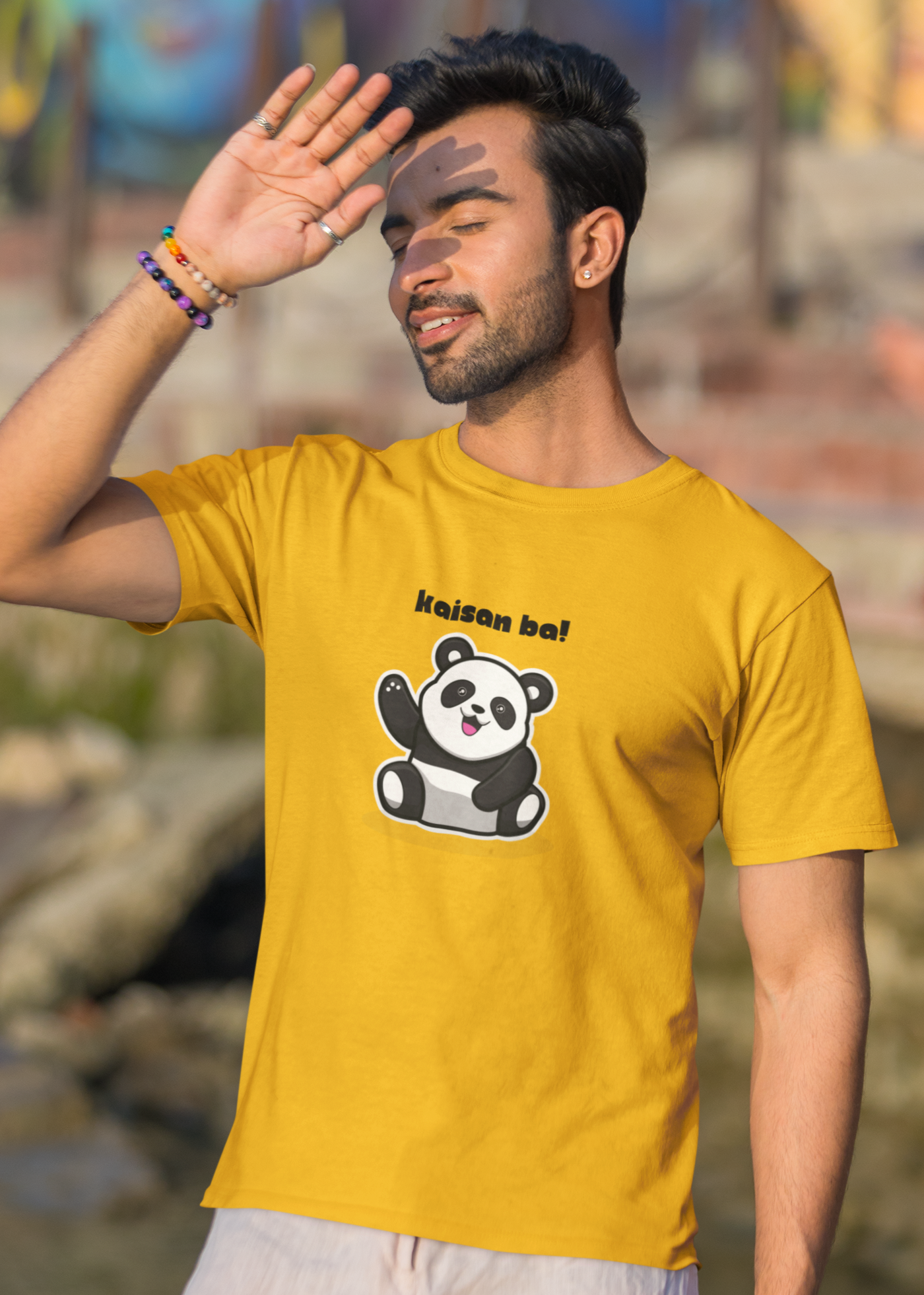 Bilkool Pandey Cotton Half Sleeve T-Shirt