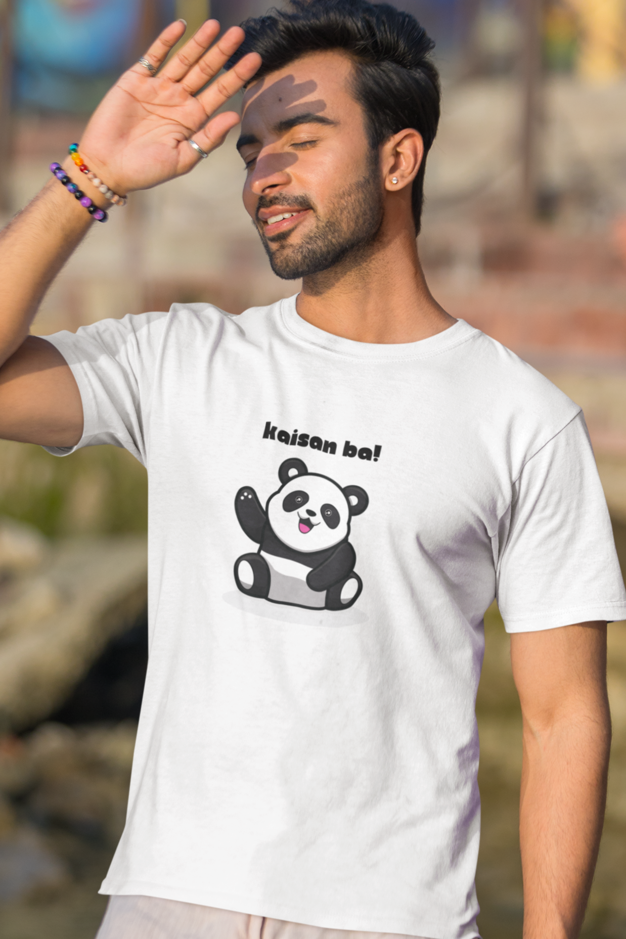 Bilkool Pandey Cotton Half Sleeve T-Shirt