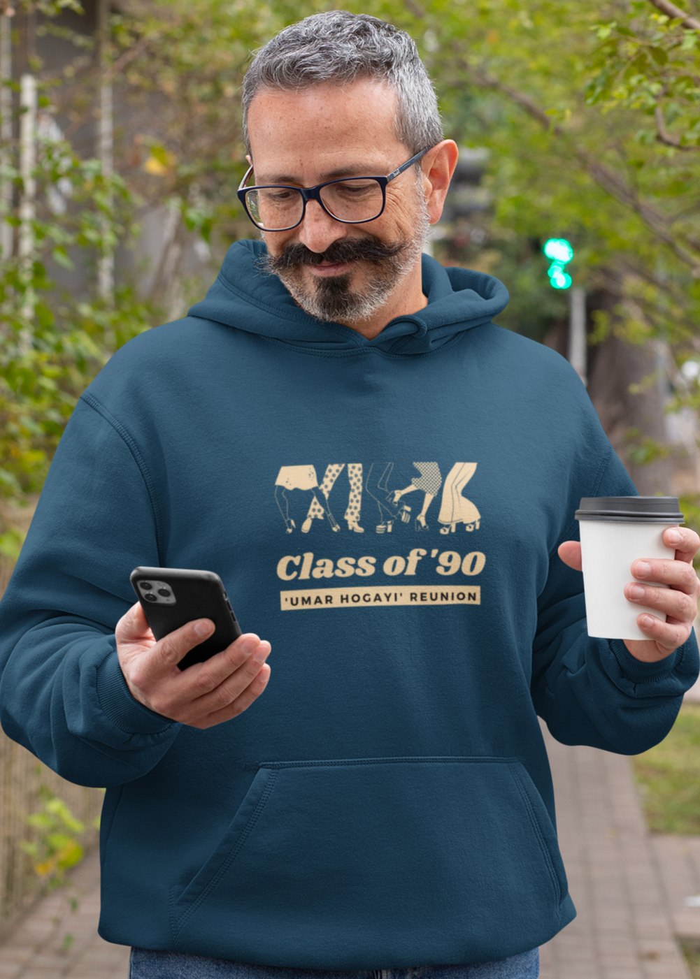 Bilkool Class Of 90s Cotton Hoodies