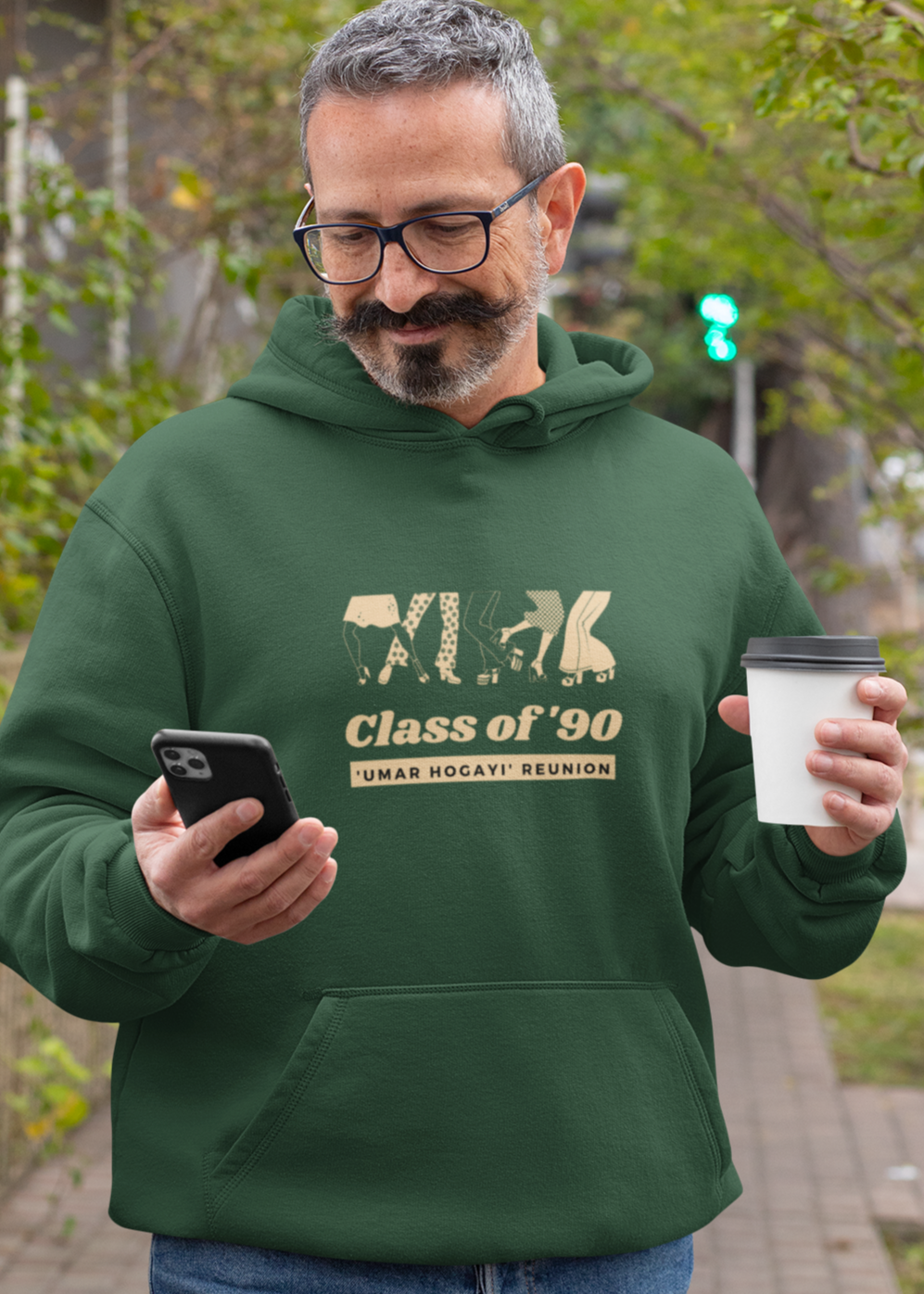 Bilkool Class Of 90s Cotton Hoodies