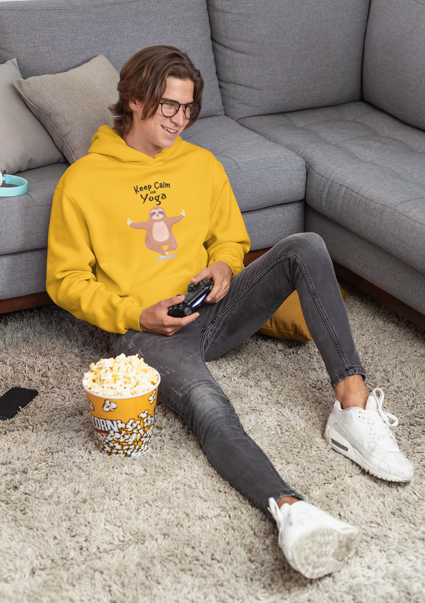 Bilkool Yoga Cotton Hoodies