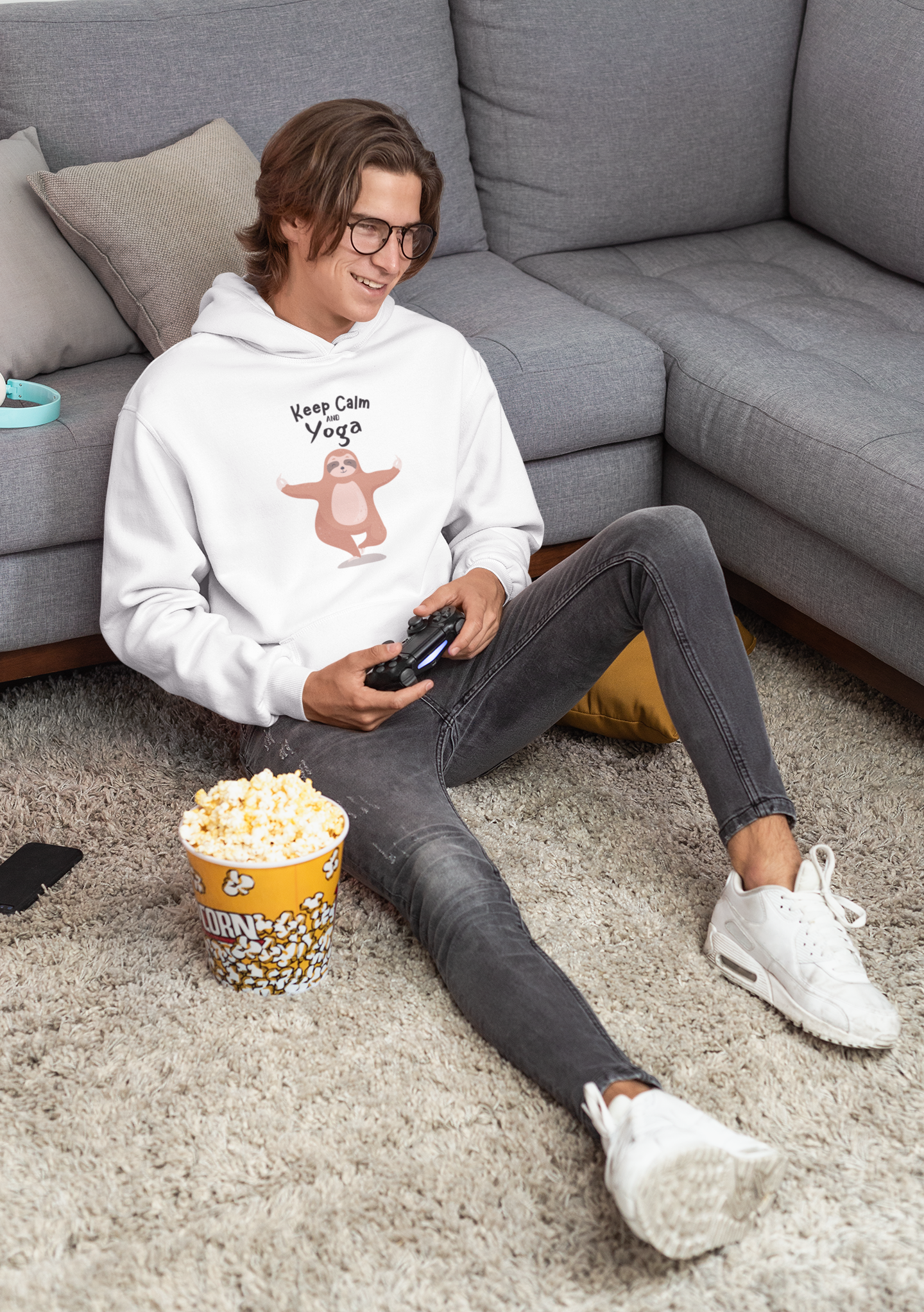 Bilkool Yoga Cotton Hoodies