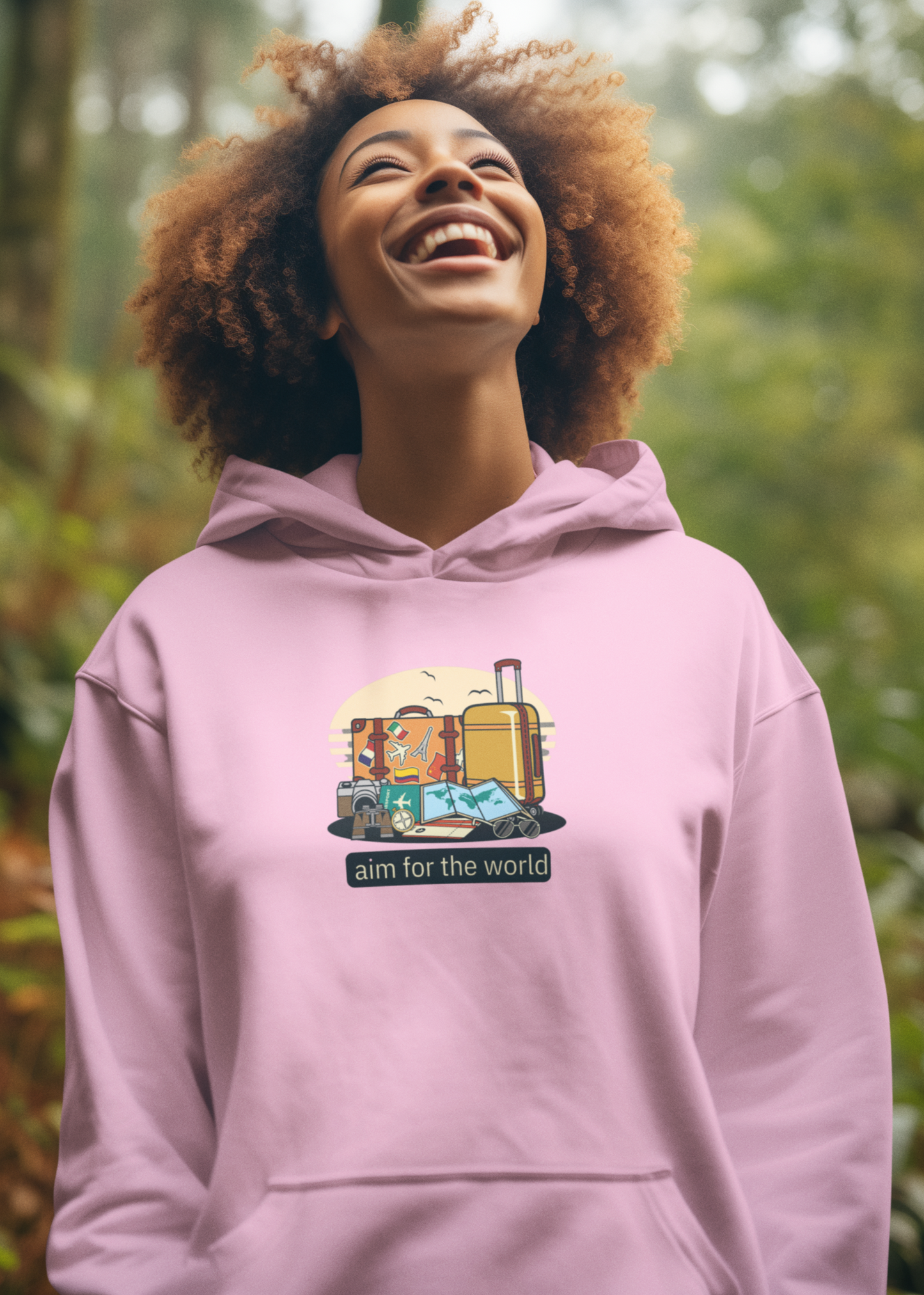 Bilkool Aim For The World Cotton Hoodies