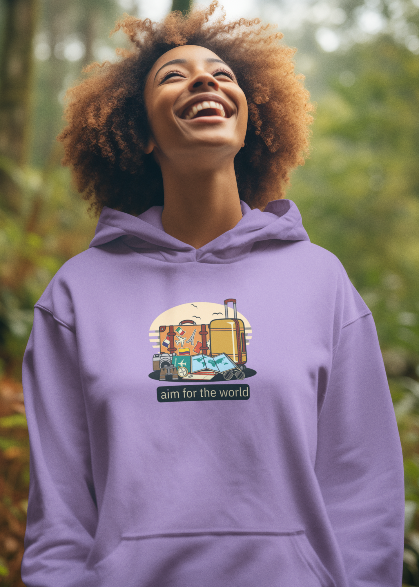 Bilkool Aim For The World Cotton Hoodies