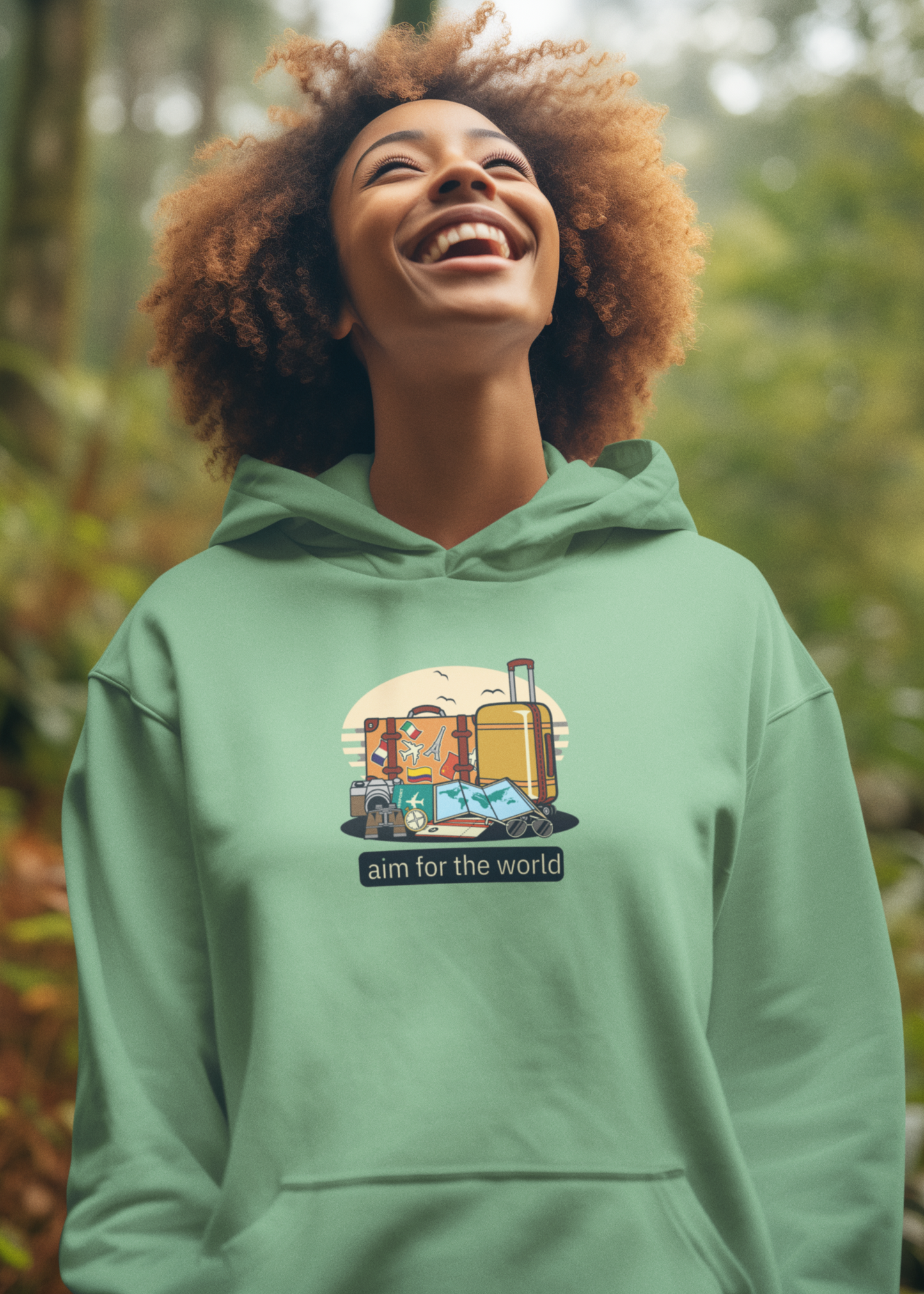 Bilkool Aim For The World Cotton Hoodies