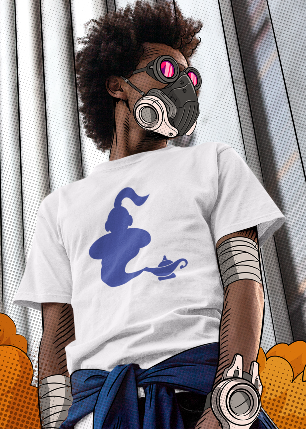 Bilkool Genie Cotton Half Sleeve T-Shirt