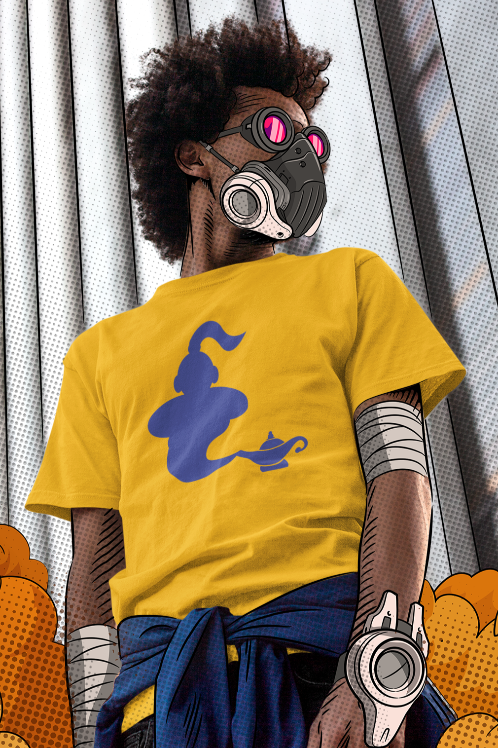 Bilkool Genie Cotton Half Sleeve T-Shirt