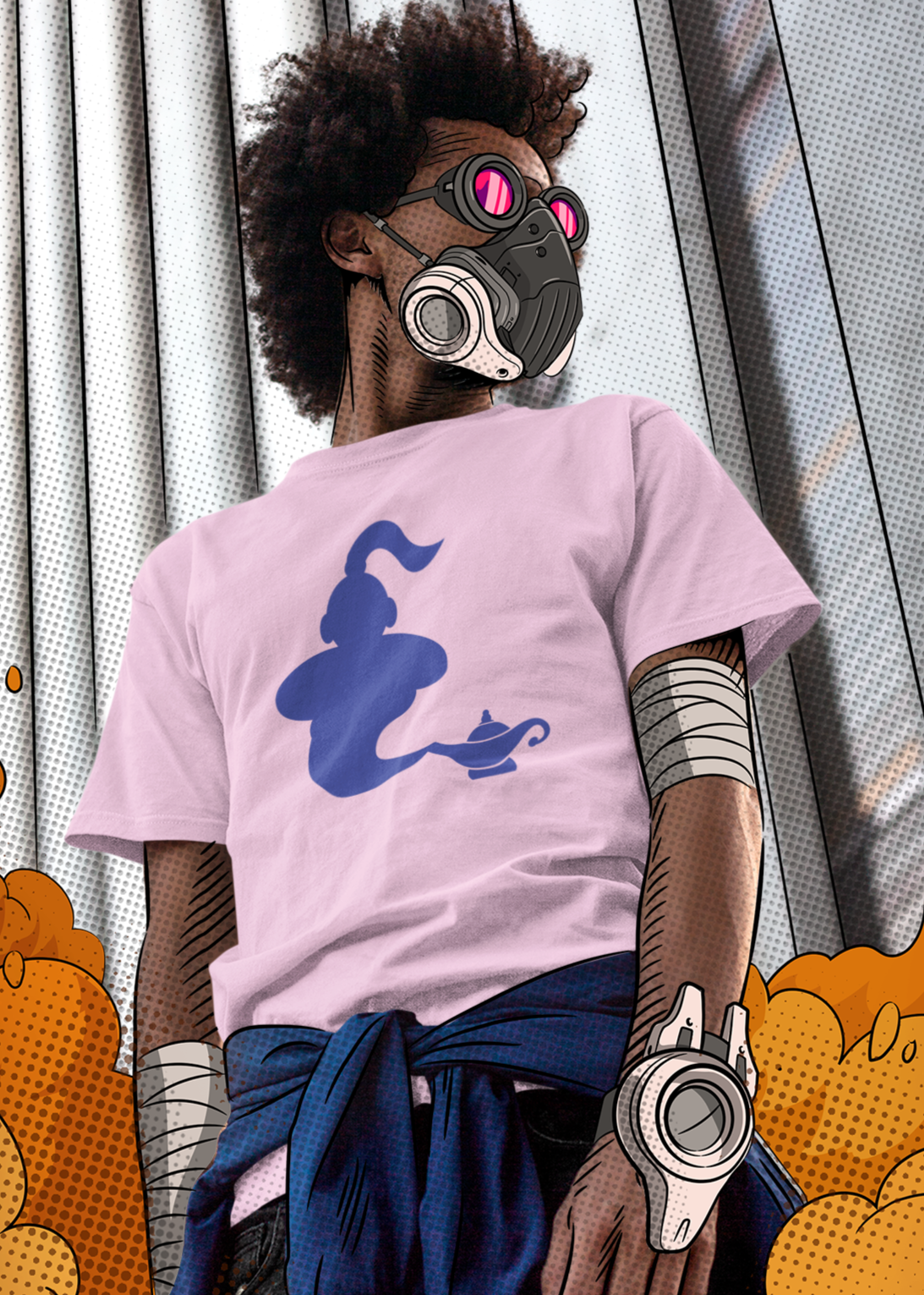 Bilkool Genie Cotton Half Sleeve T-Shirt