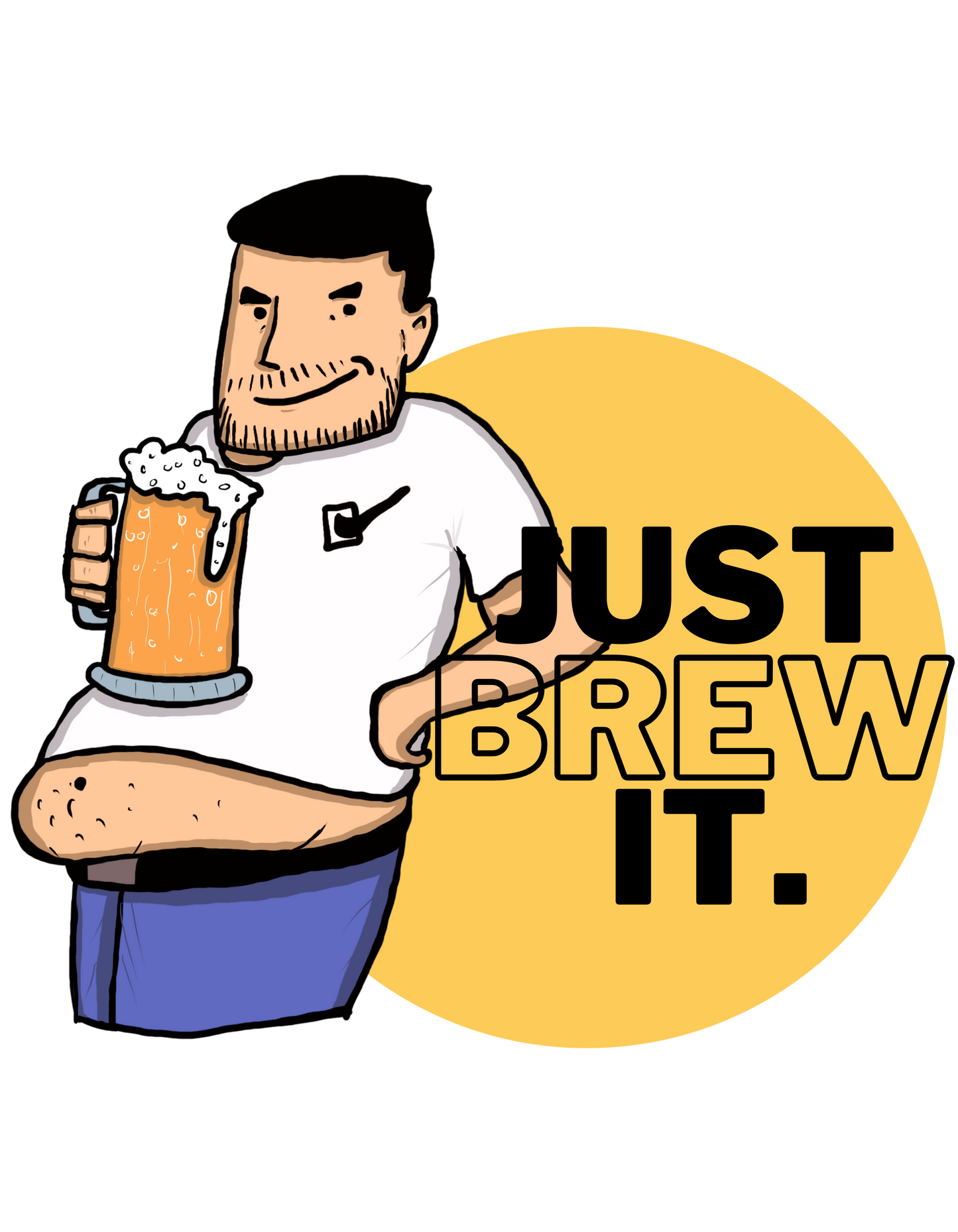 Bilkool Just Brew It Cotton Sweatshirt