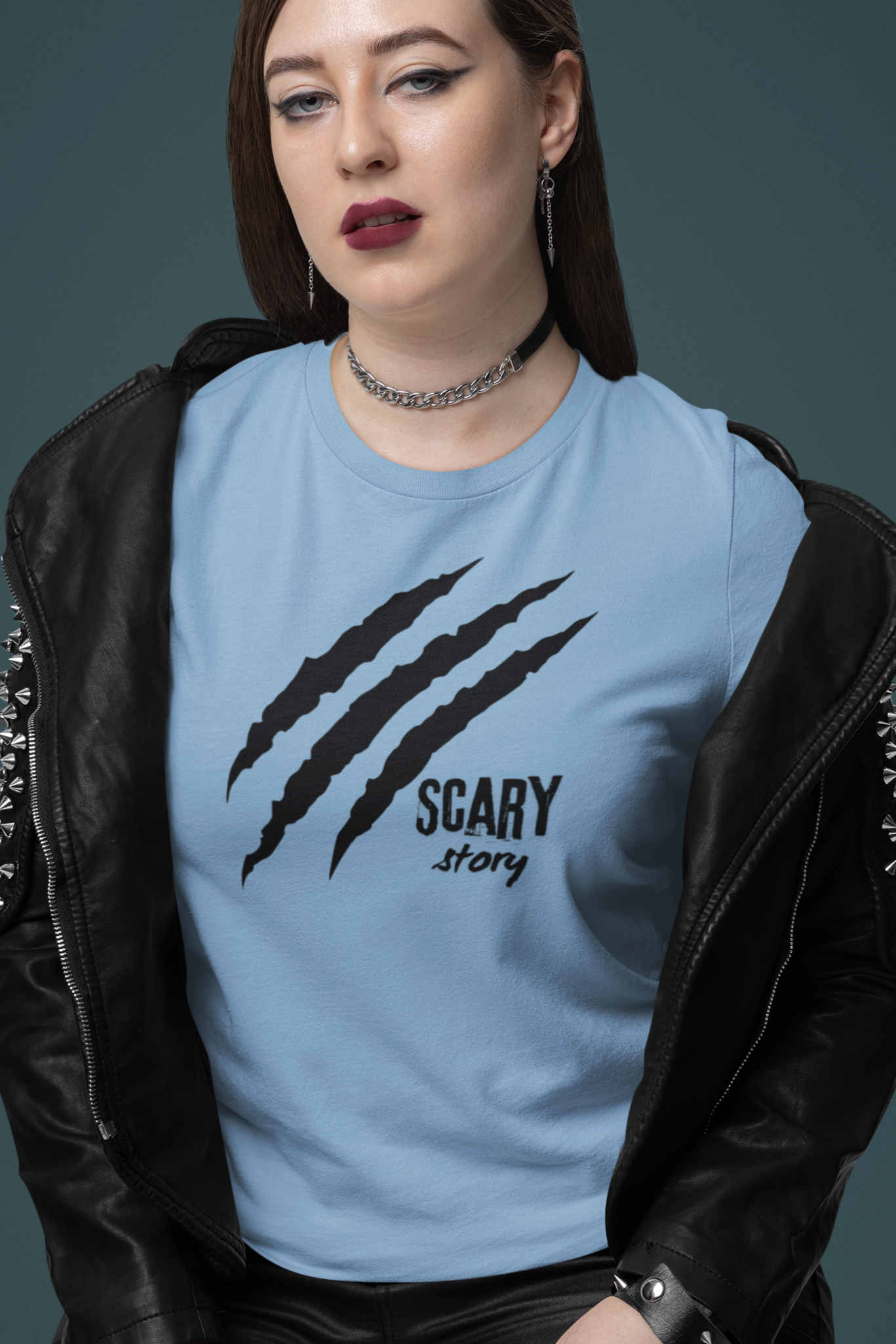Bilkool Scary Story Oversized T-Shirt Design for Women