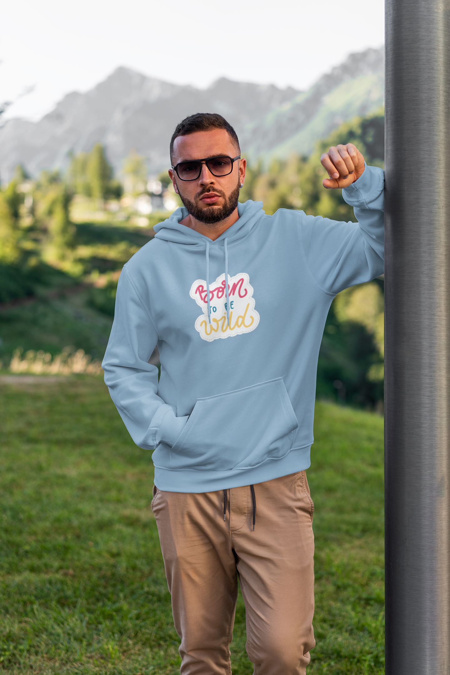 Bilkool Born To Be Wild Cotton Hoodies