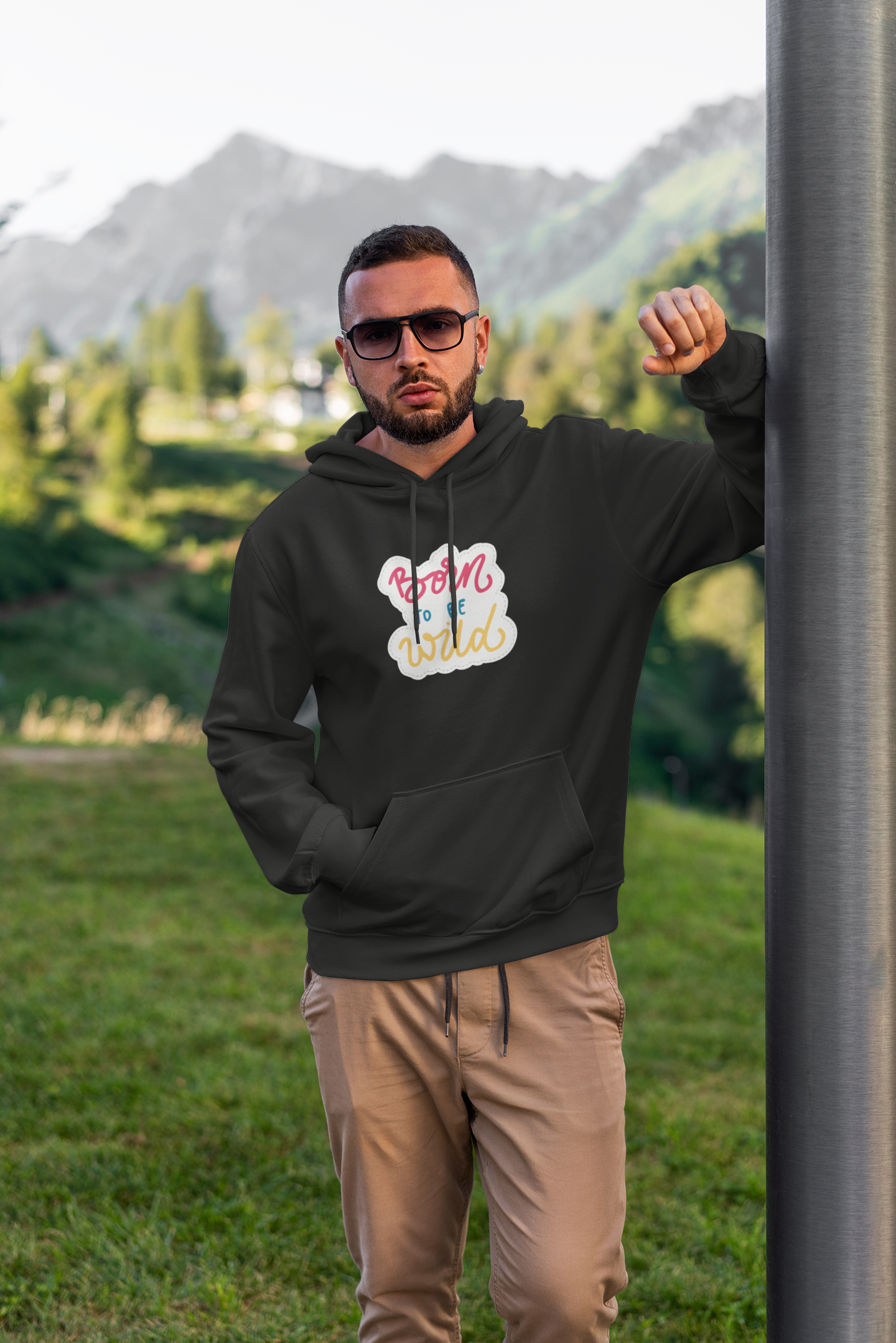 Bilkool Born To Be Wild Cotton Hoodies