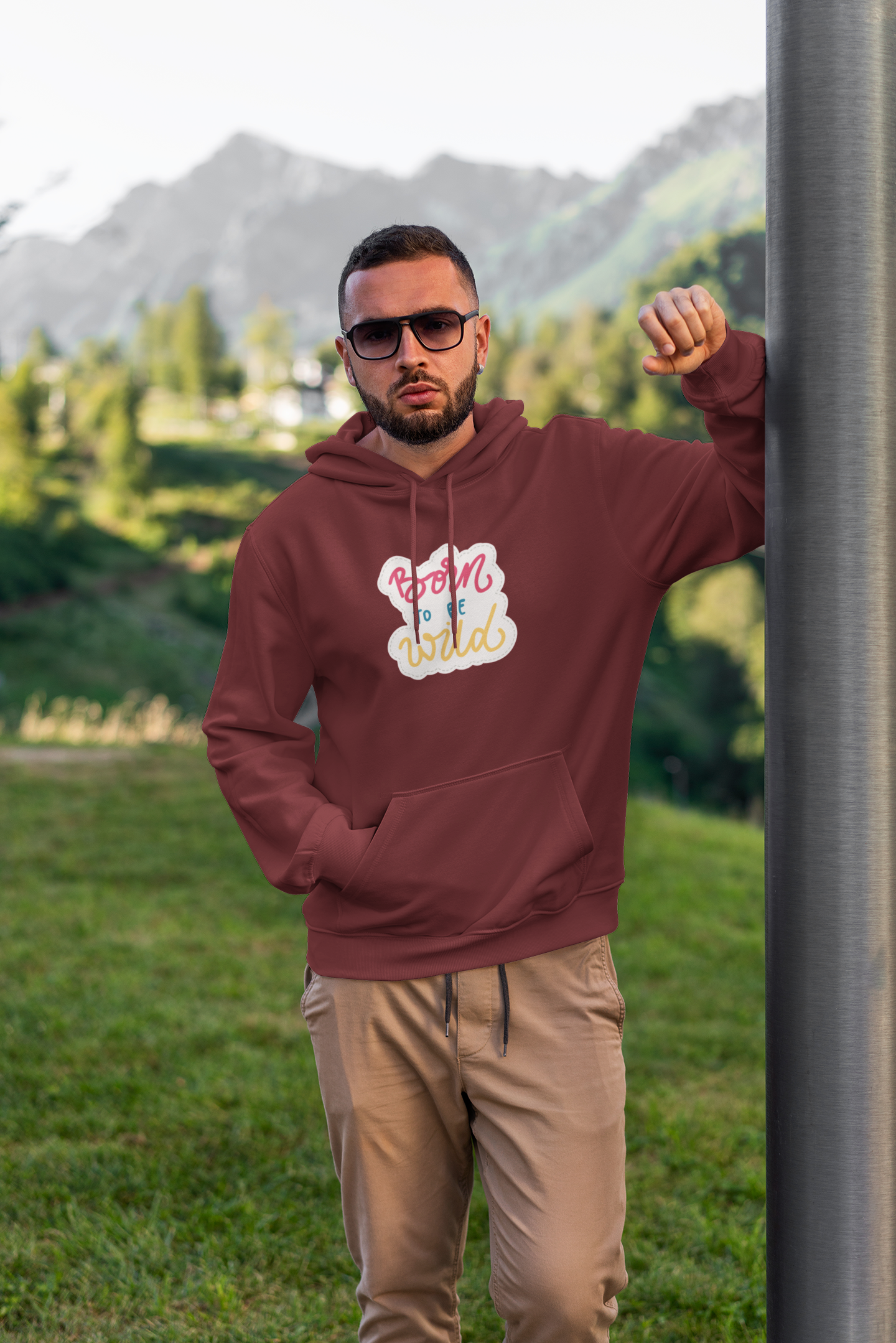 Bilkool Born To Be Wild Cotton Hoodies