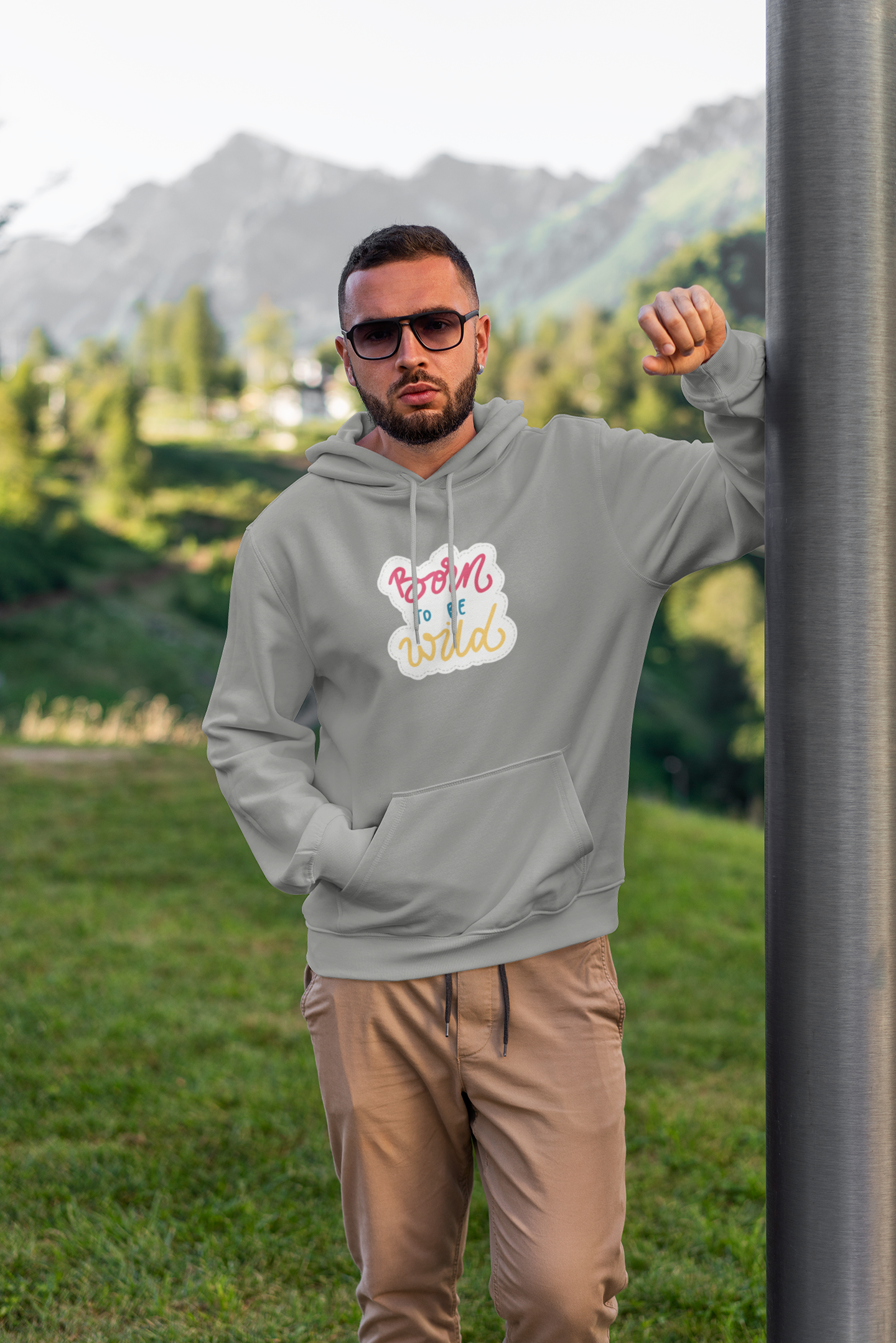 Bilkool Born To Be Wild Cotton Hoodies