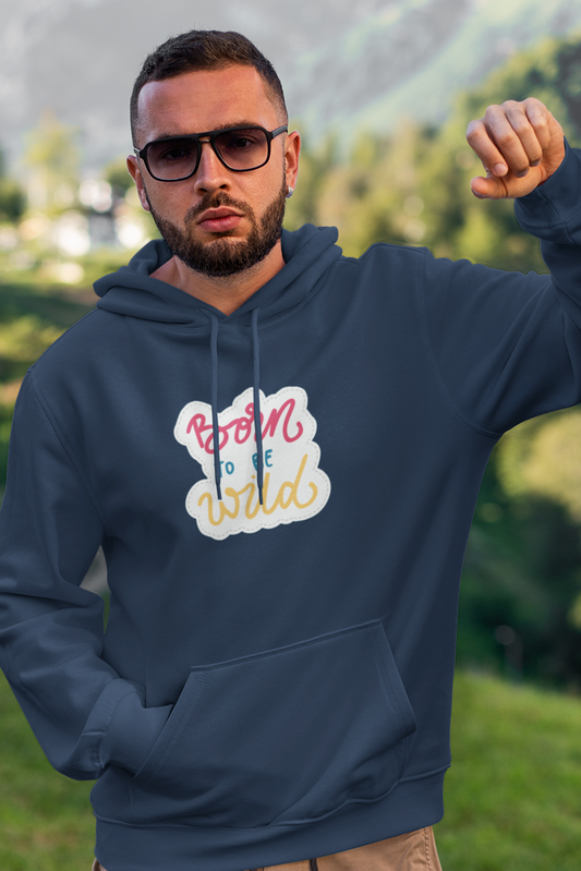 Bilkool Born To Be Wild Cotton Hoodies