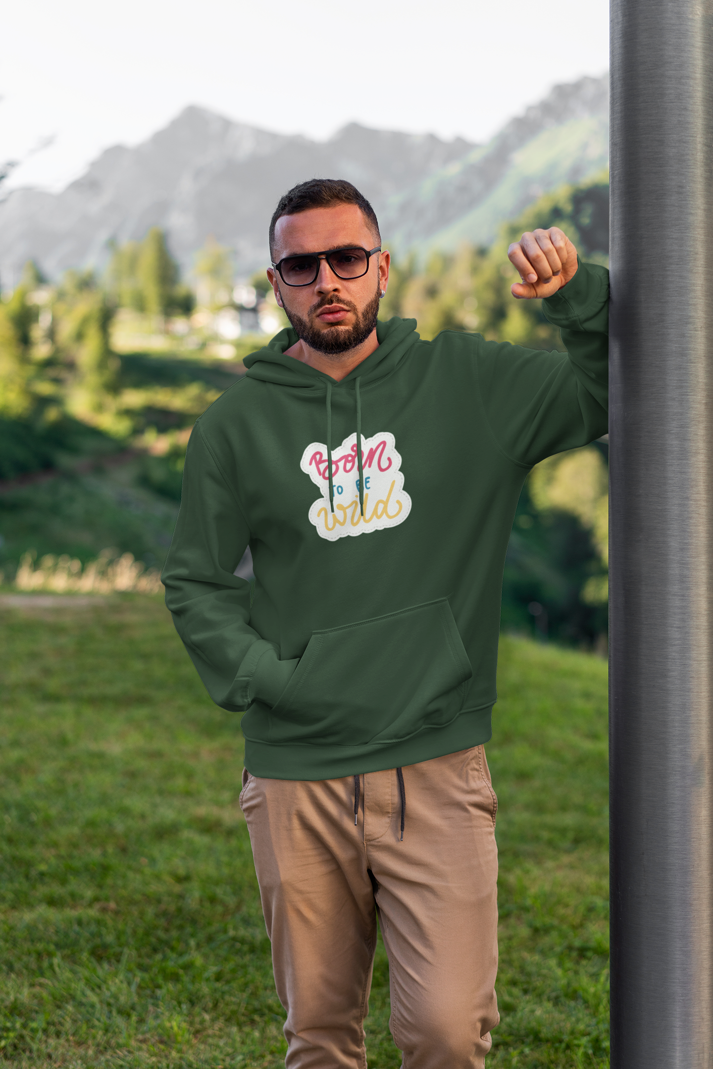 Bilkool Born To Be Wild Cotton Hoodies