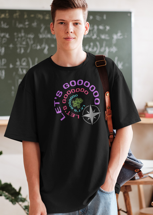 Bilkool Let's Go Oversized T-Shirt