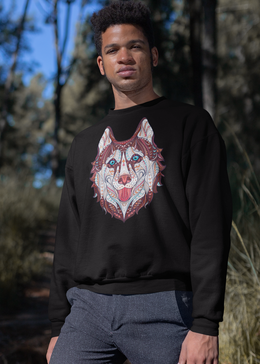 Bilkool Husky Life Cotton Sweatshirt