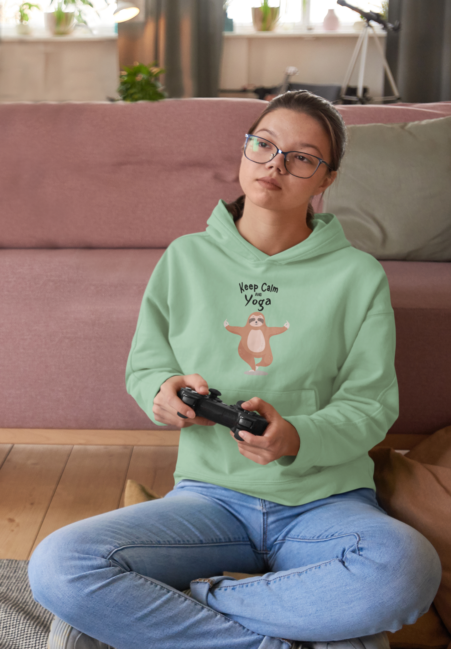 Bilkool Yoga Cotton Hoodies