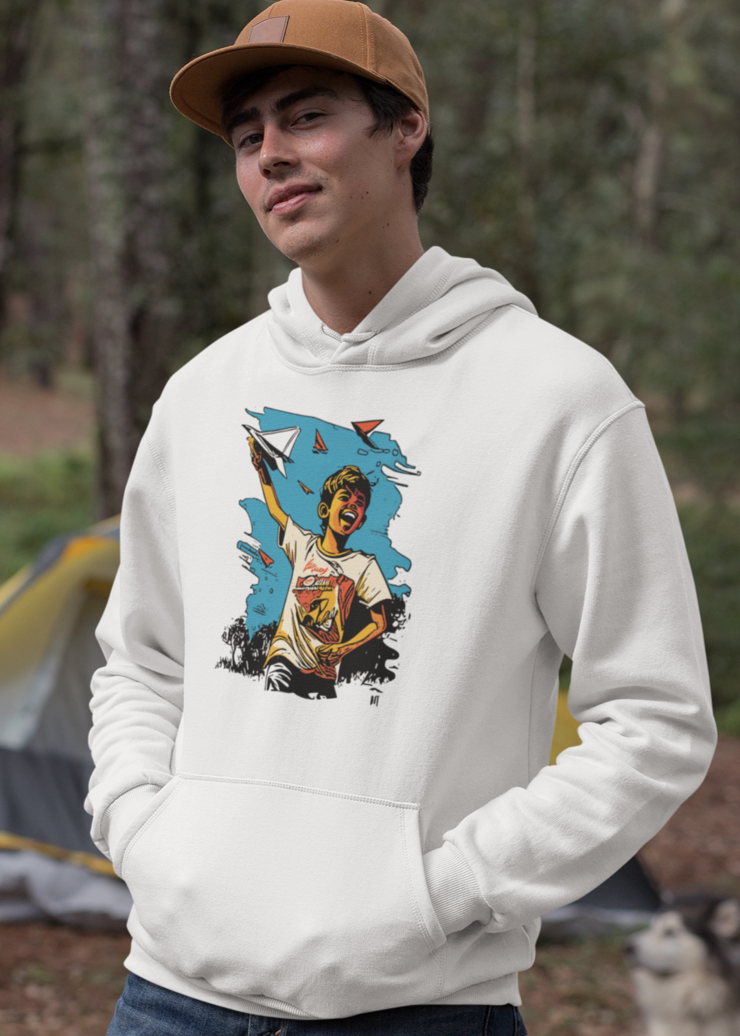 Bilkool Paper Planes Cotton Hoodies