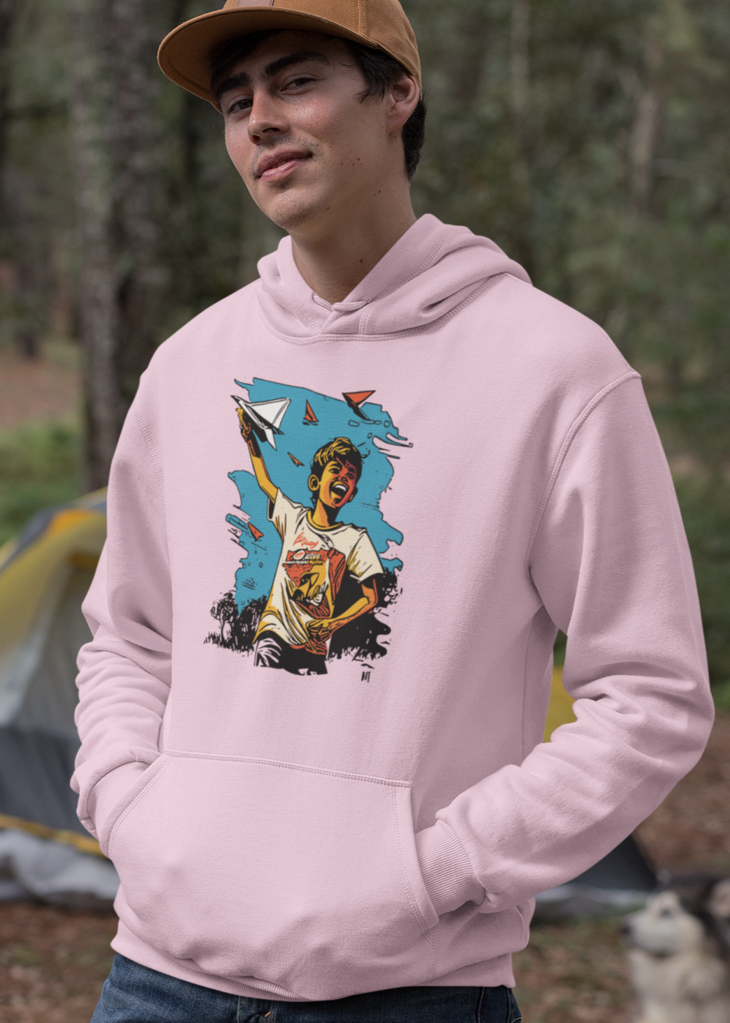 Bilkool Paper Planes Cotton Hoodies