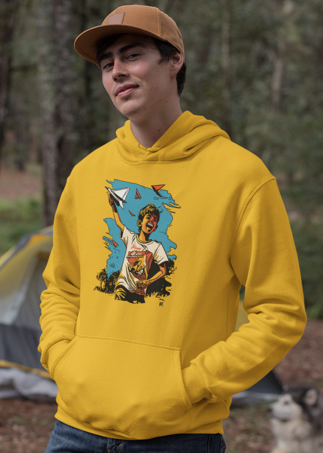 Bilkool Paper Planes Cotton Hoodies