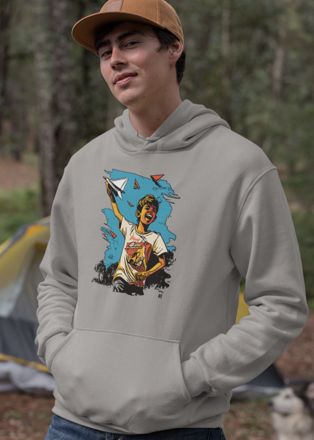 Bilkool Paper Planes Cotton Hoodies