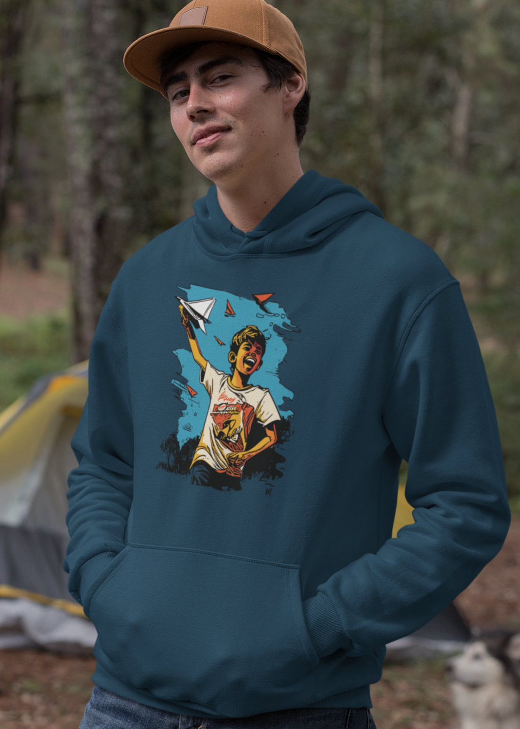 Bilkool Paper Planes Cotton Hoodies