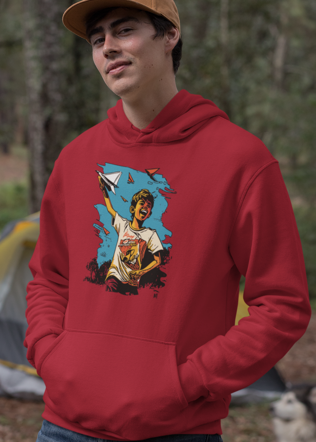 Bilkool Paper Planes Cotton Hoodies