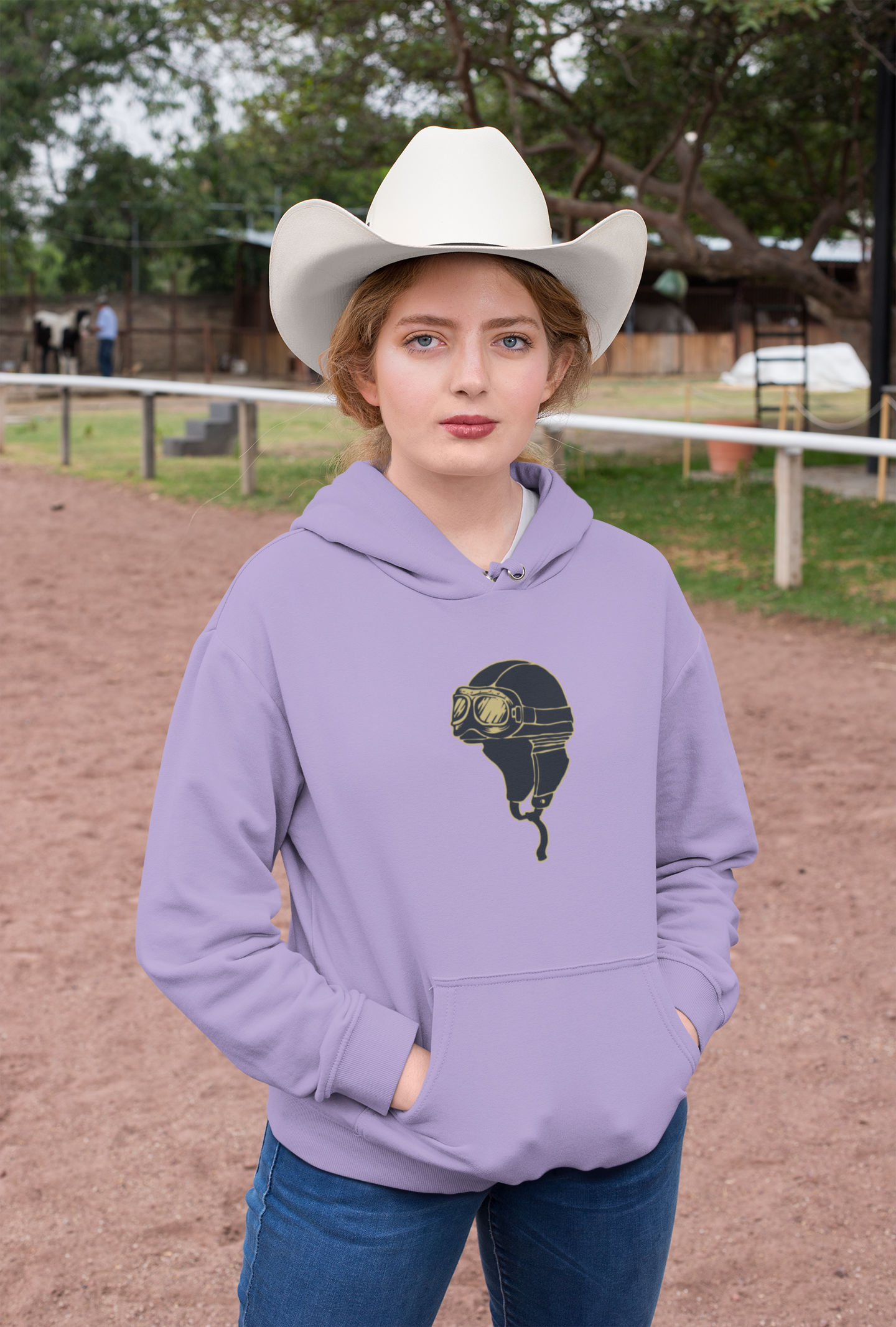 Bilkool Vintage Helmet Cotton Hoodies