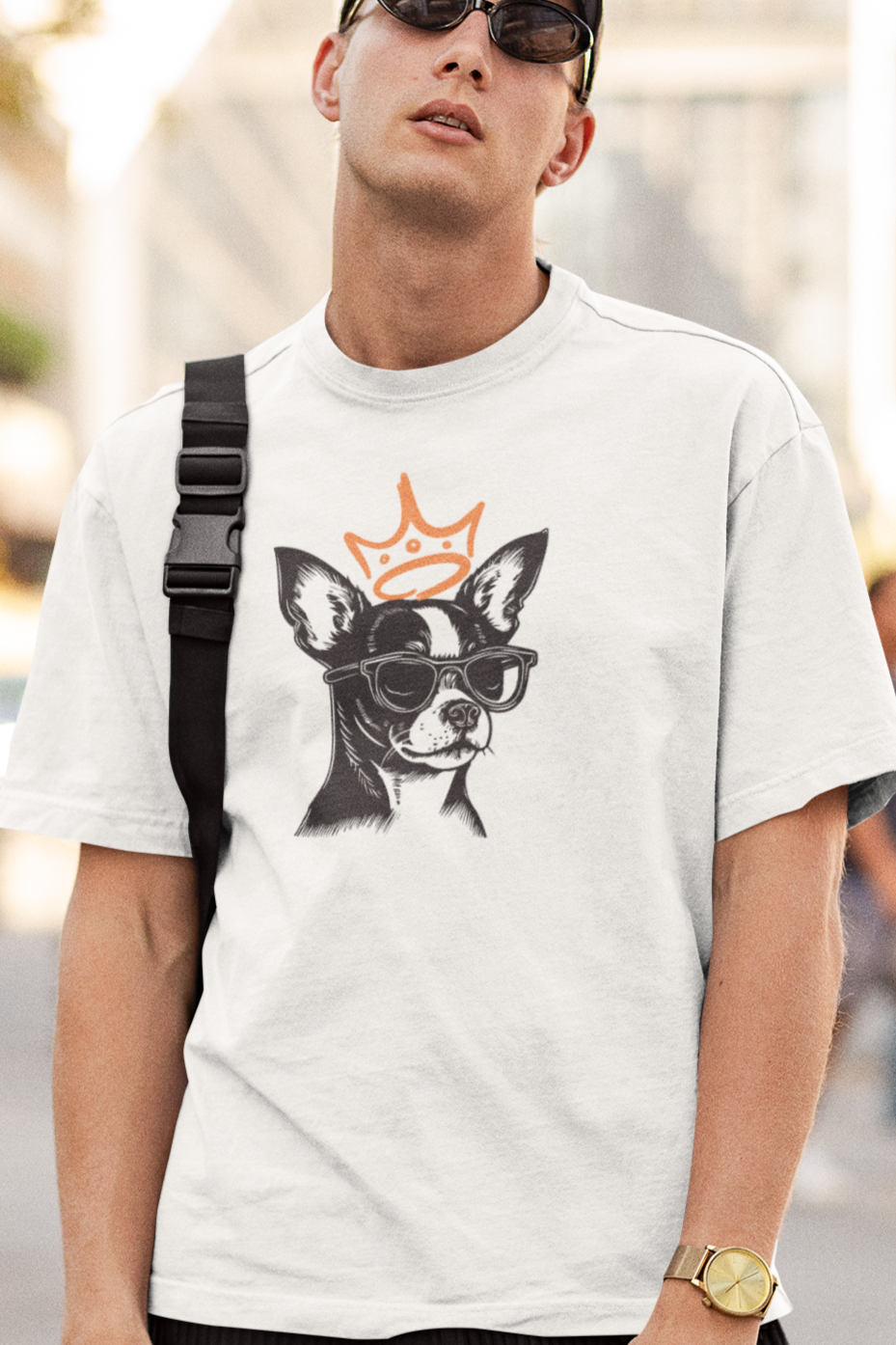 Bilkool King Dog Oversized T-Shirt