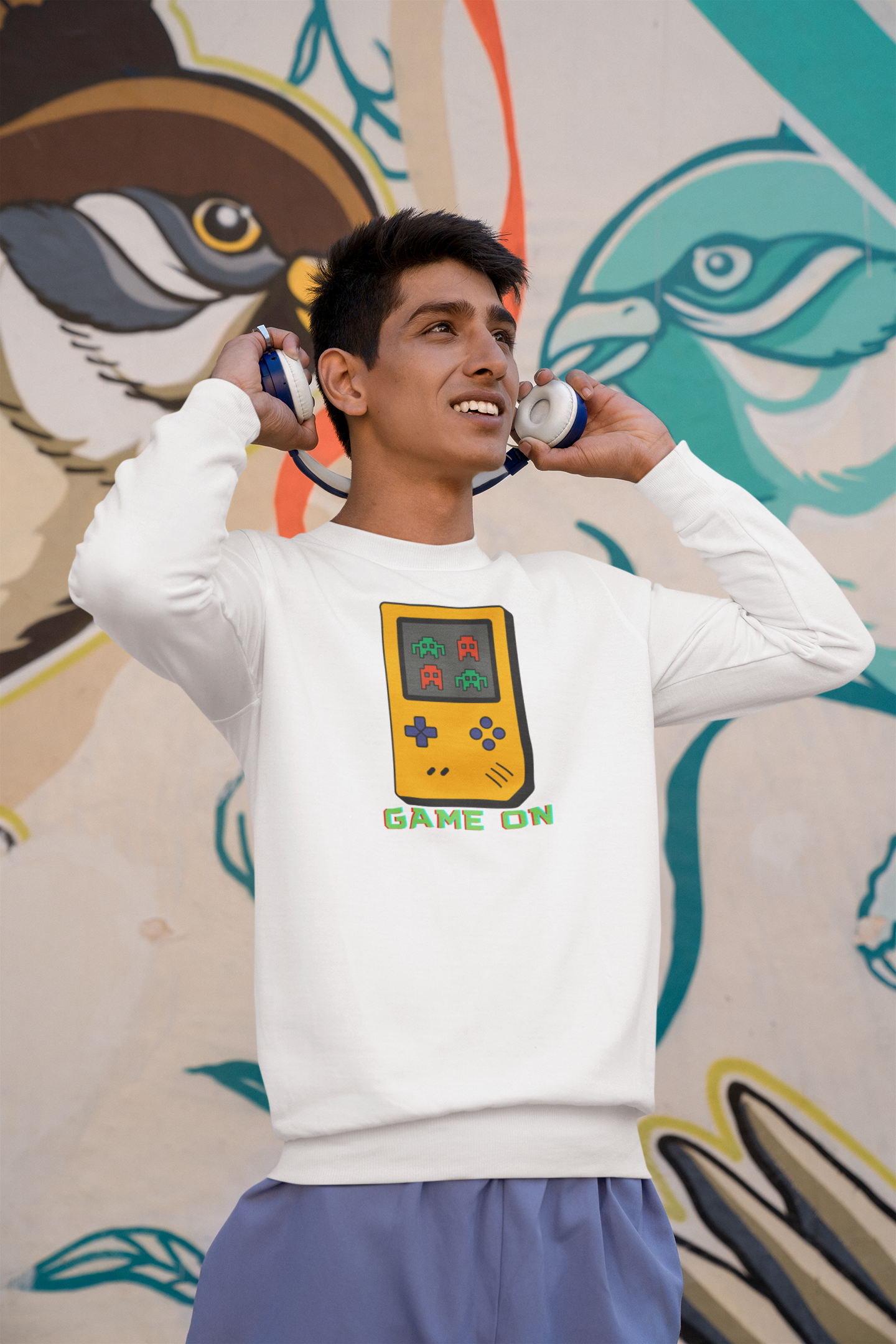 BILKOOL GAME ON COTTON SWEATSHIRT
