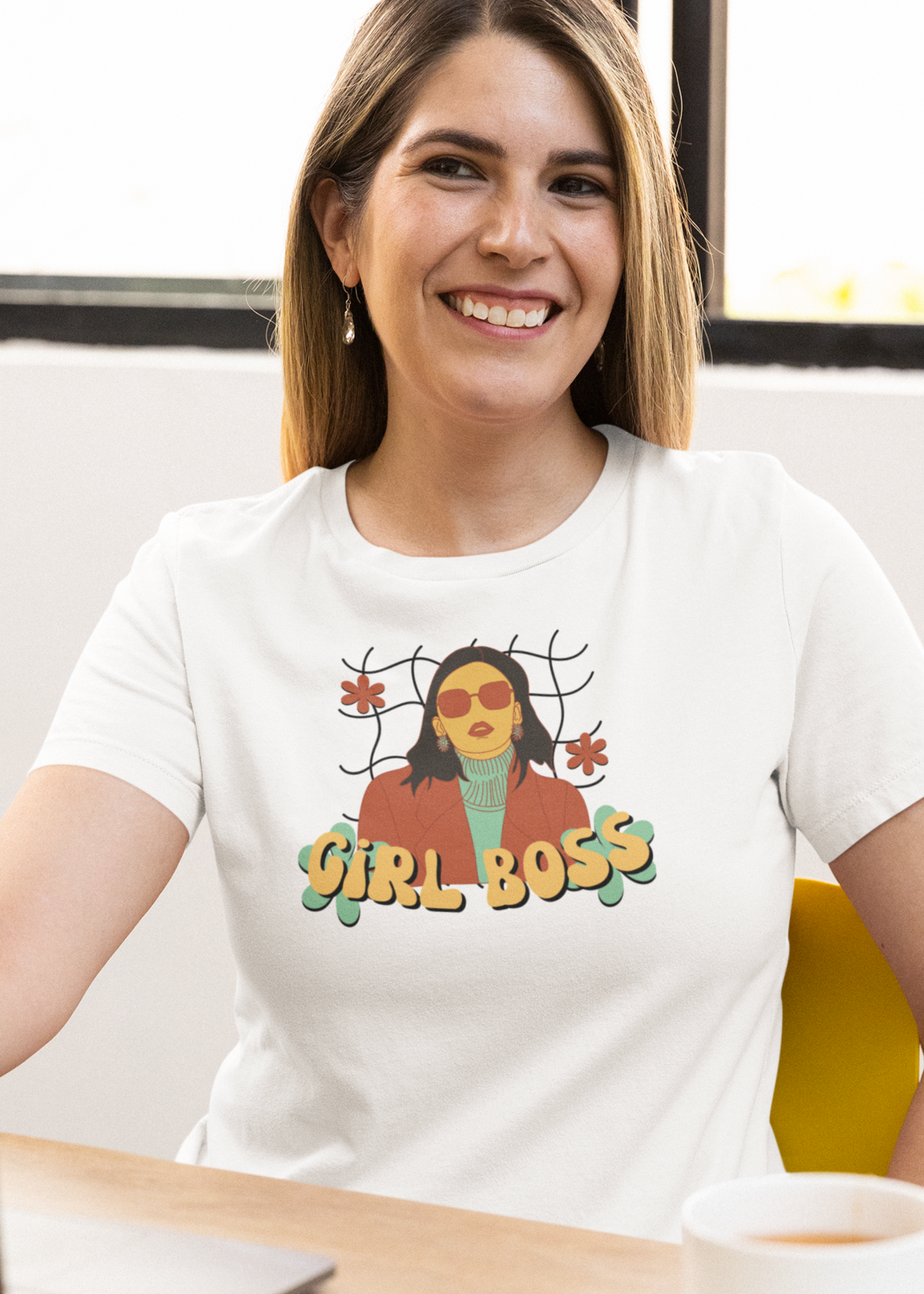 Bilkool Girl Boss Cotton Half Sleeve T-Shirt