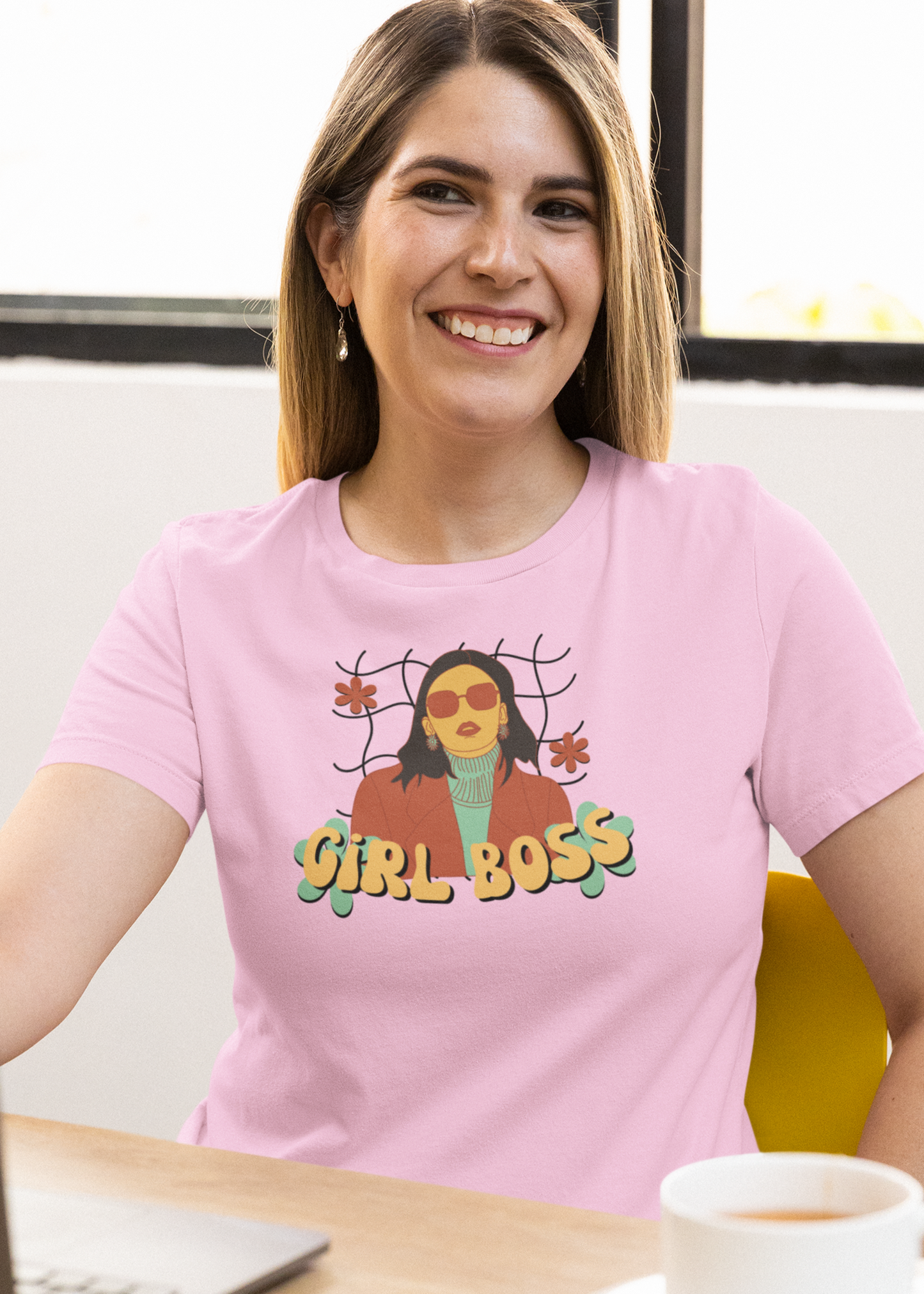 Bilkool Girl Boss Cotton Half Sleeve T-Shirt