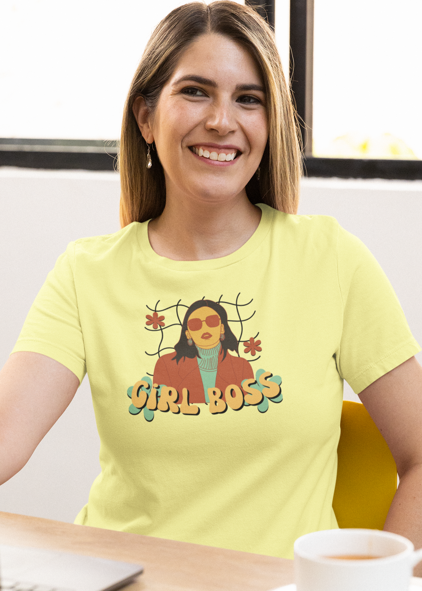 Bilkool Girl Boss Cotton Half Sleeve T-Shirt