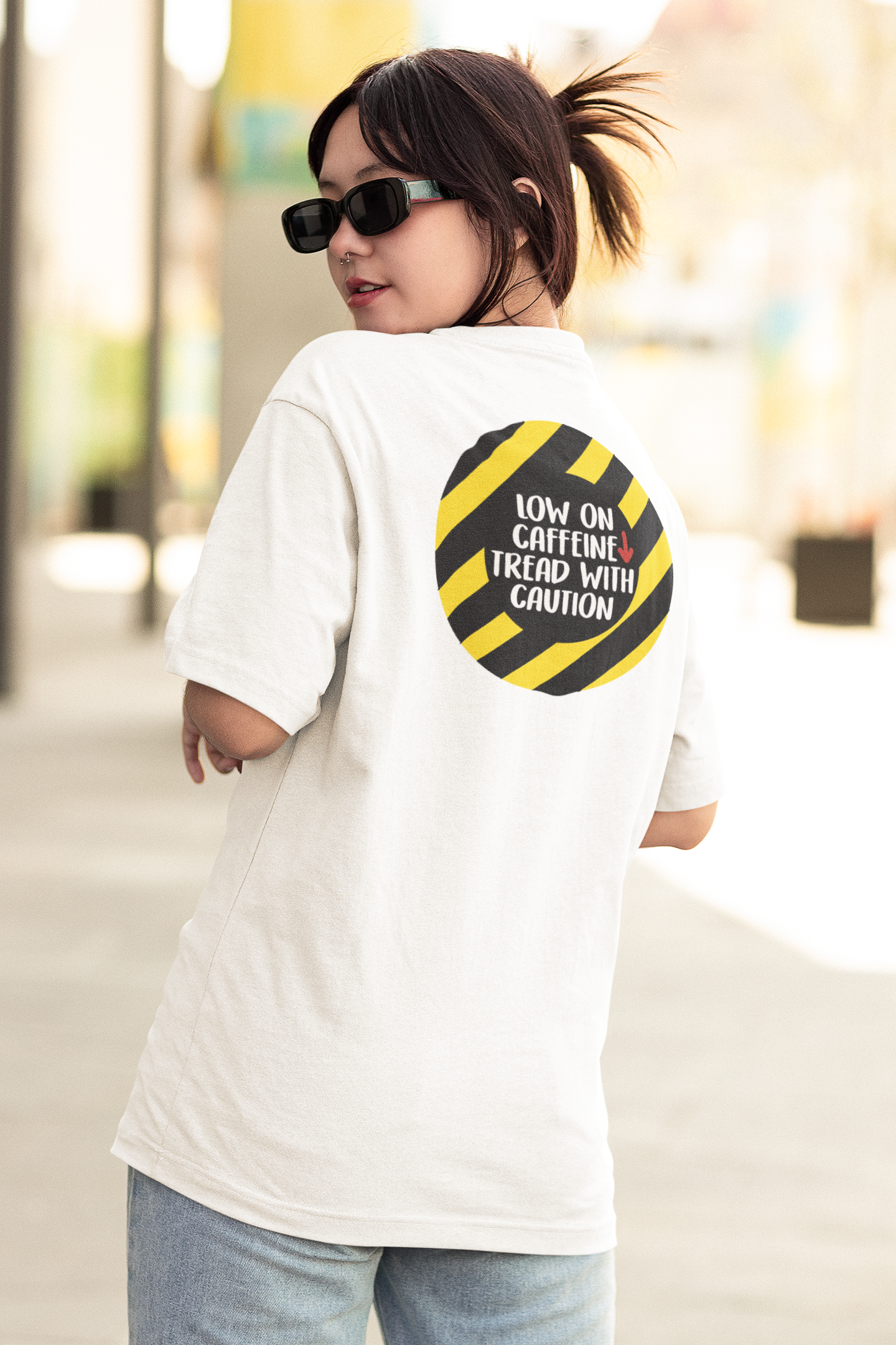 Corporat Low on Caffeine Oversized T-Shirt