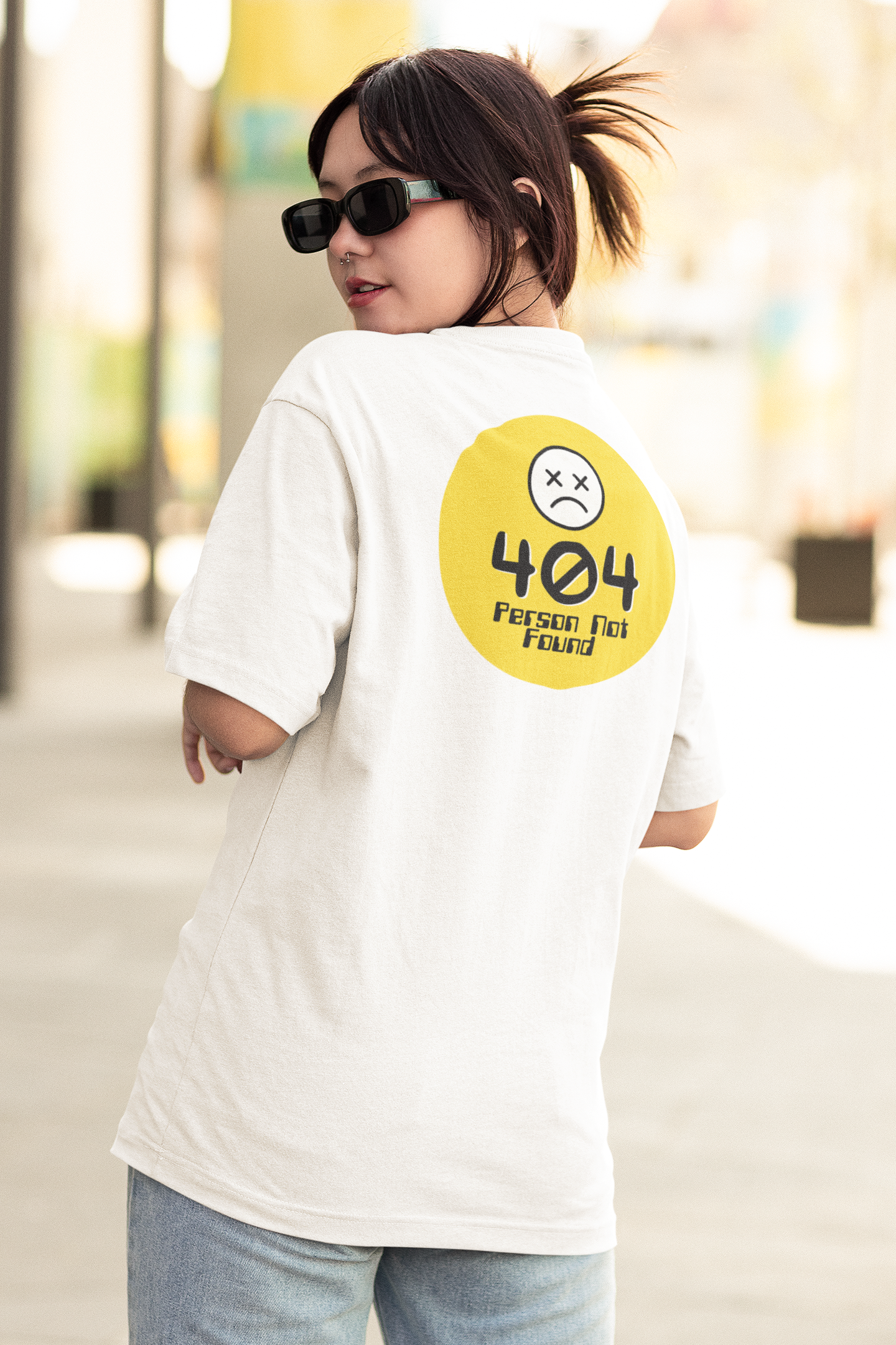 Corporat Person Not Found Oversized T-Shirt