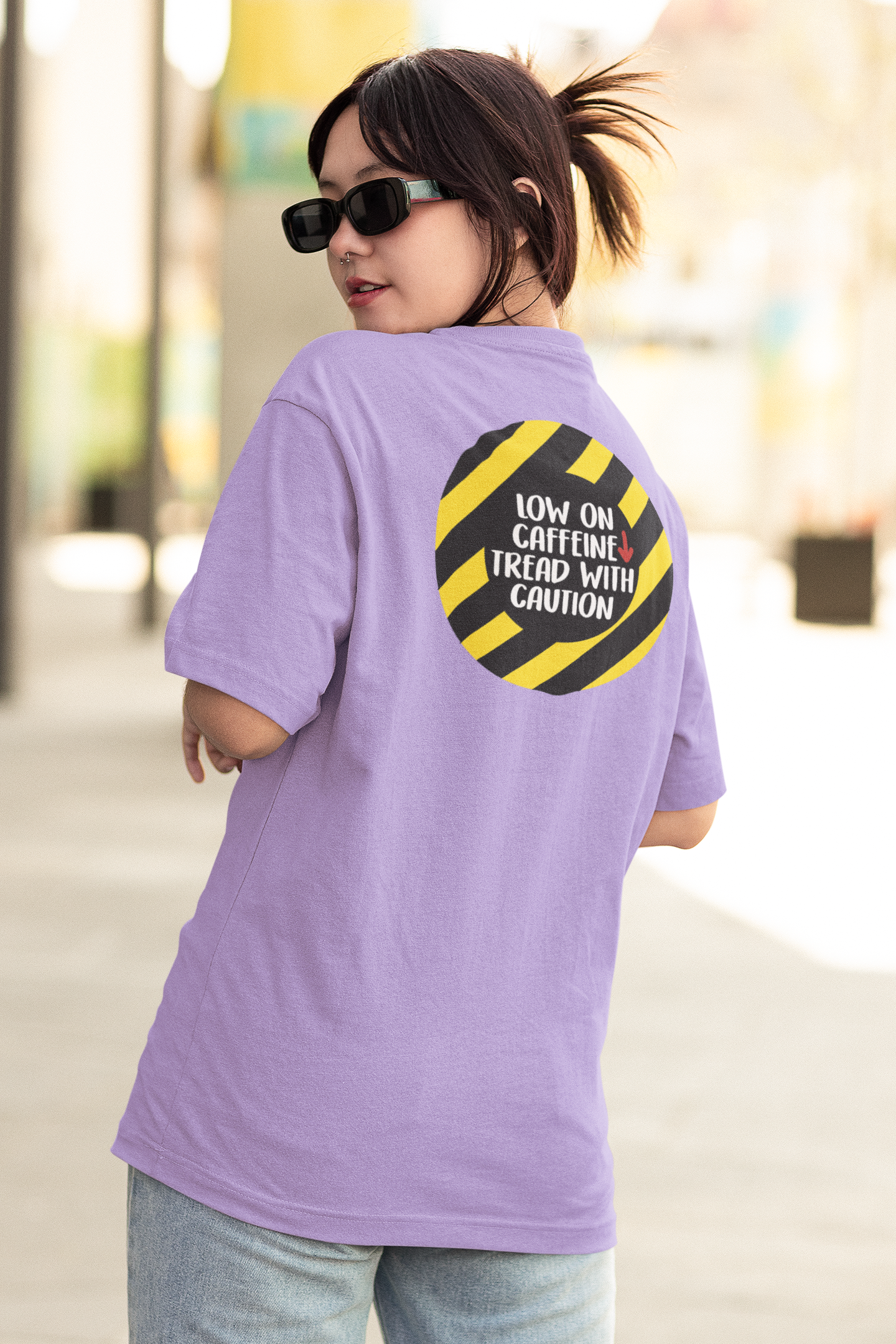Corporat Low on Caffeine Oversized T-Shirt