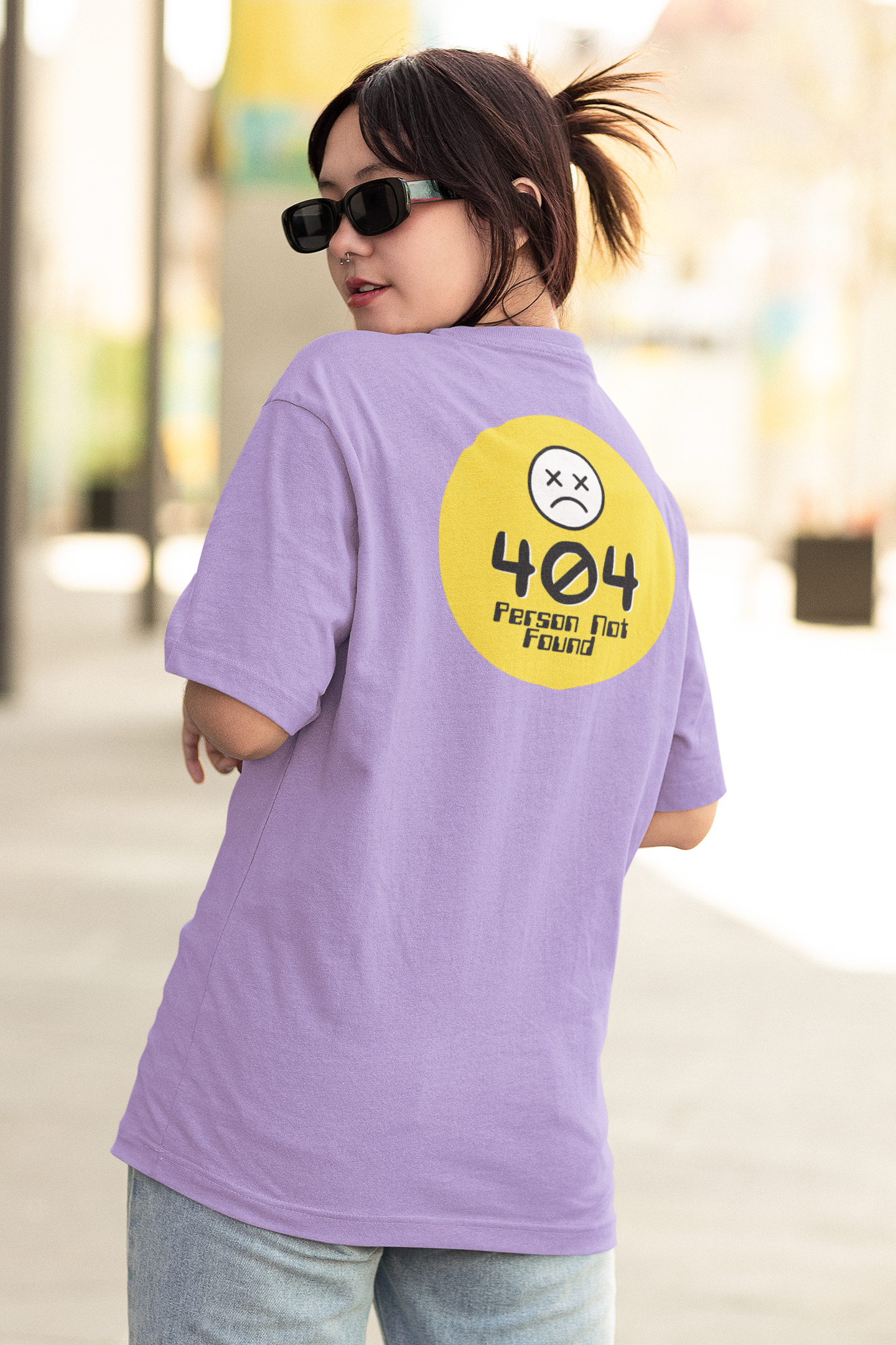 Corporat Person Not Found Oversized T-Shirt