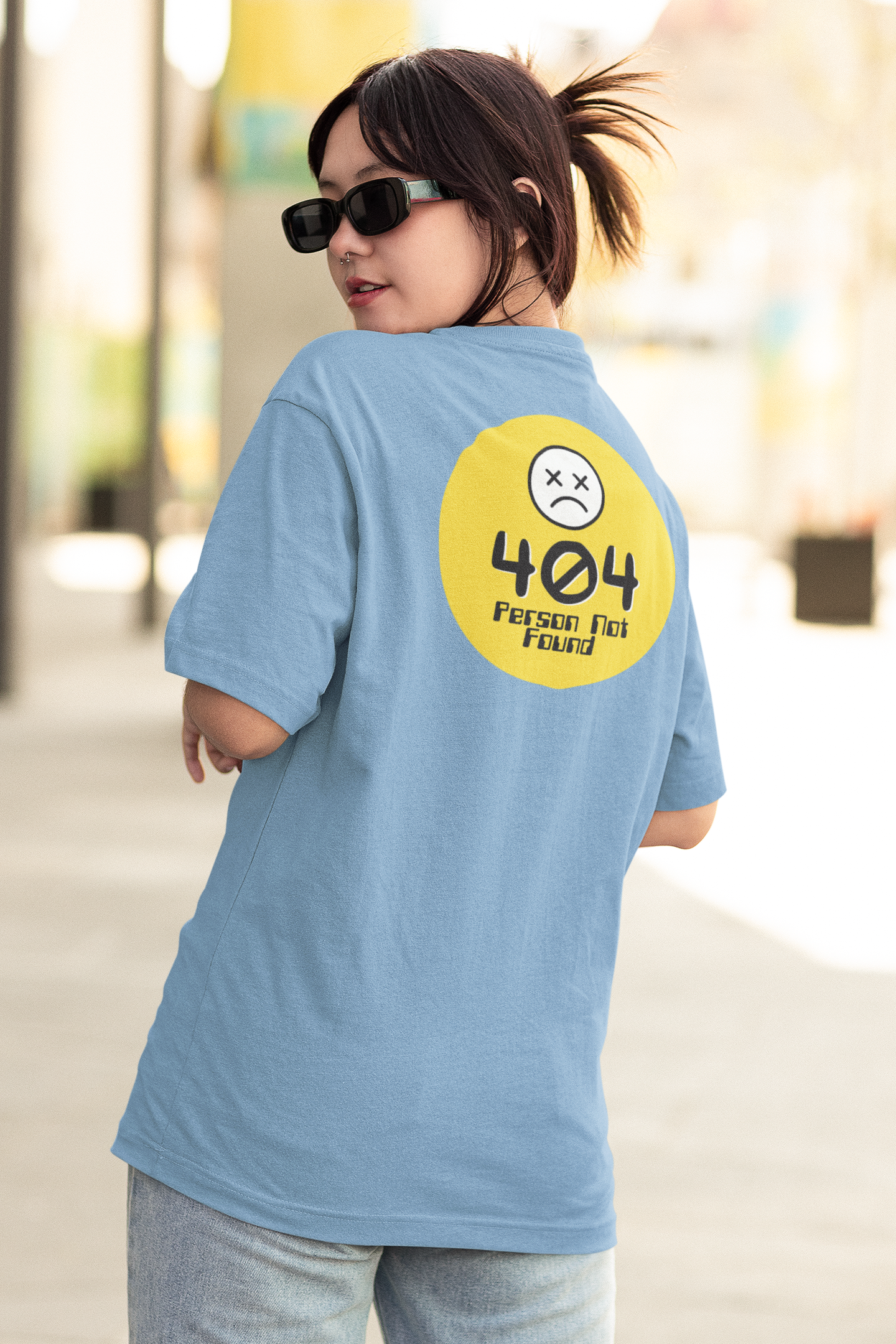 Corporat Person Not Found Oversized T-Shirt