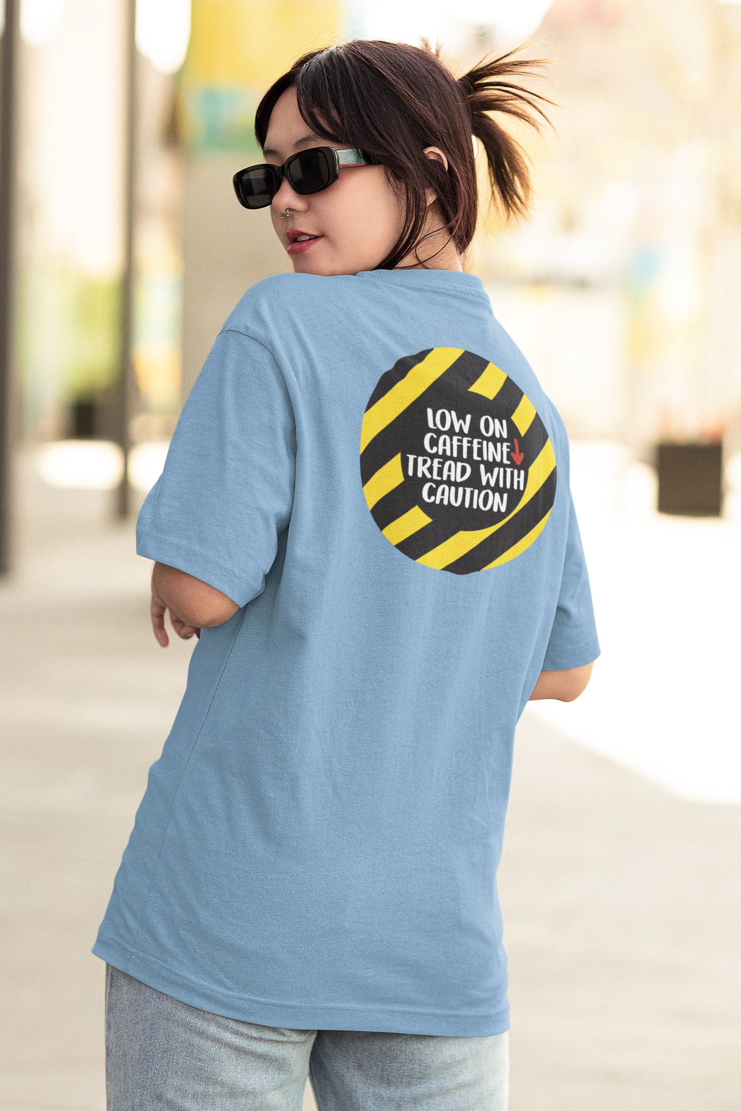 Corporat Low on Caffeine Oversized T-Shirt