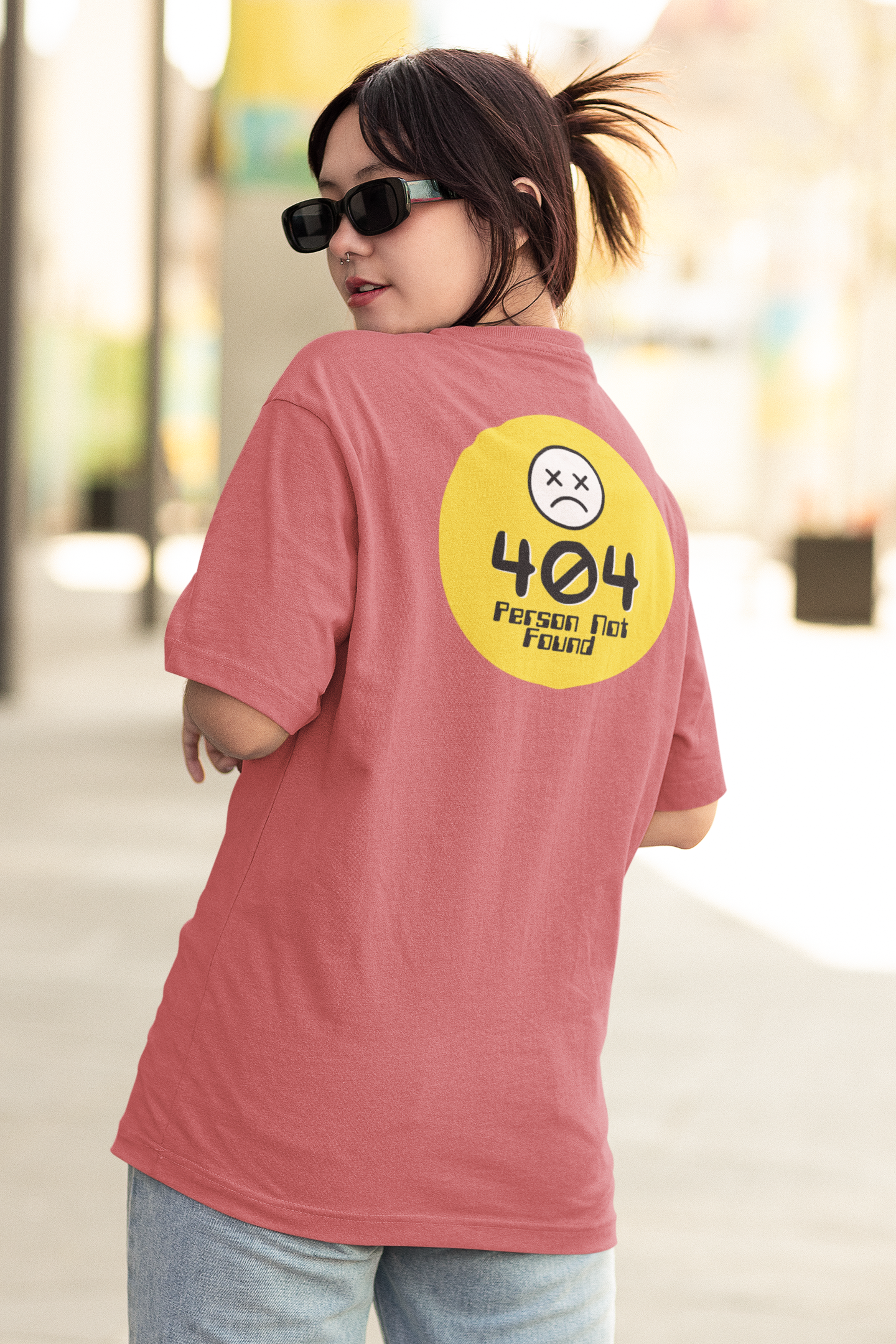 Corporat Person Not Found Oversized T-Shirt