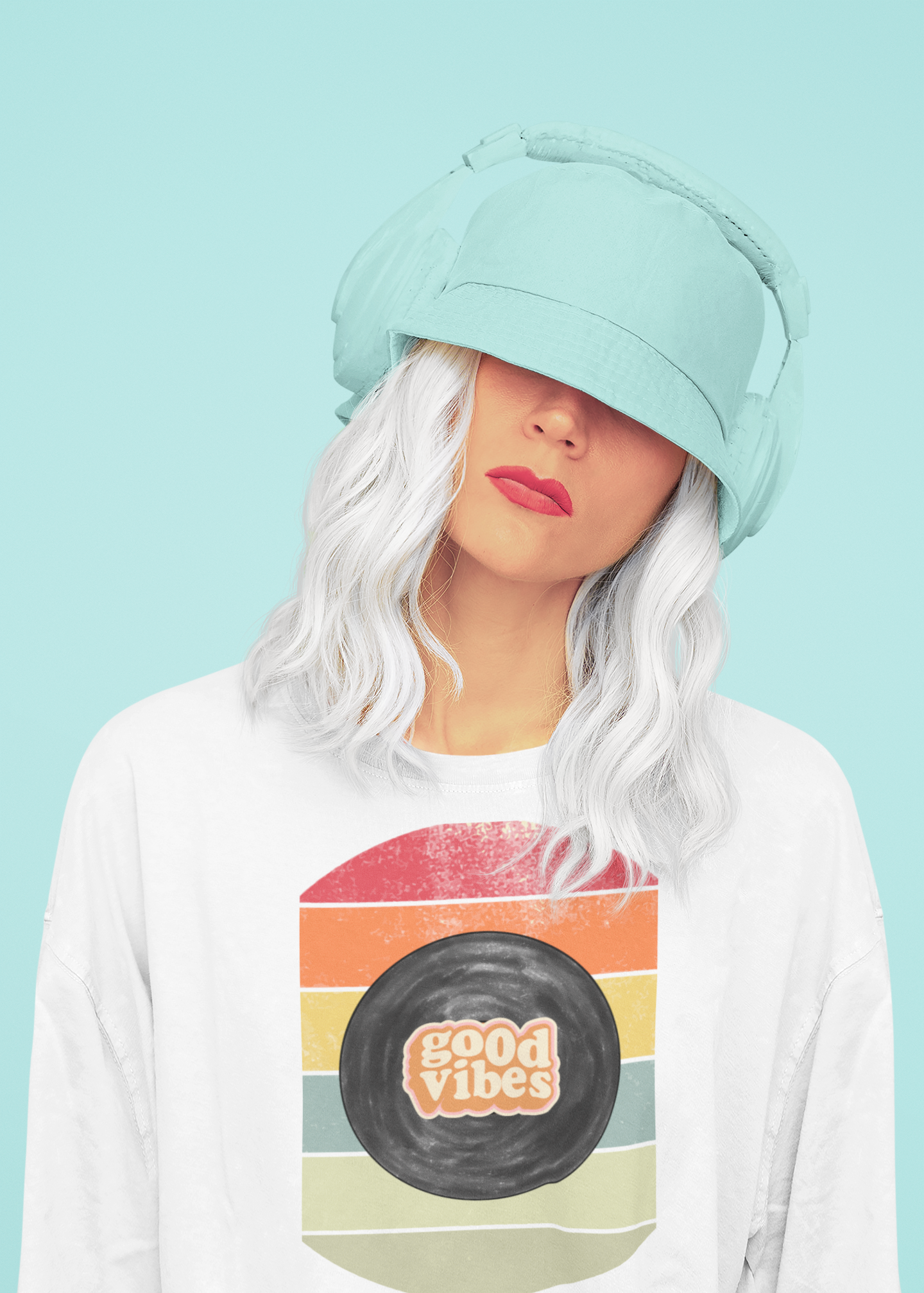 Bilkool Good Vibes Oversized T-Shirts