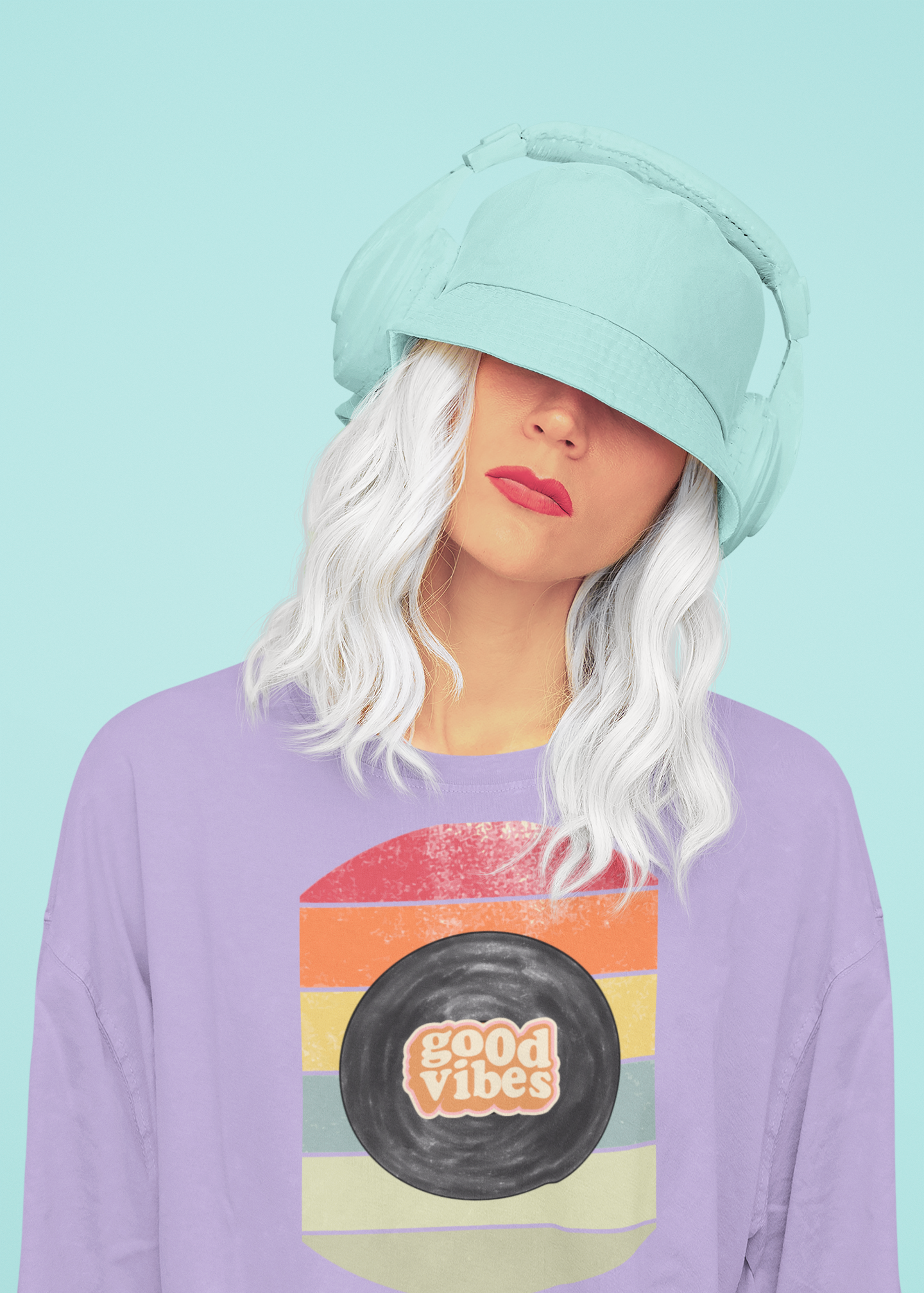Bilkool Good Vibes Oversized T-Shirts
