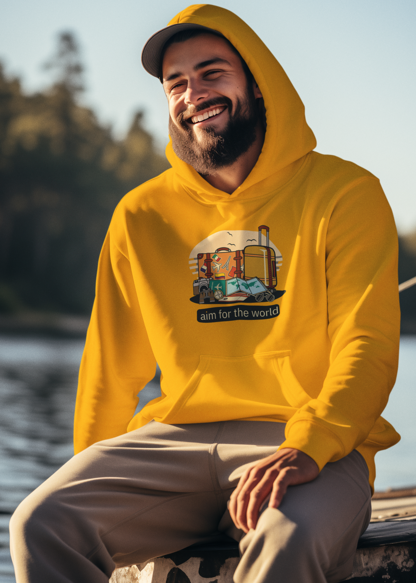 Bilkool Aim For The World Cotton Hoodies