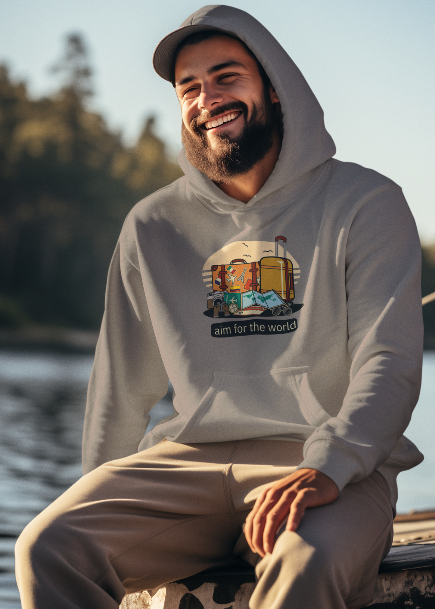 Bilkool Aim For The World Cotton Hoodies